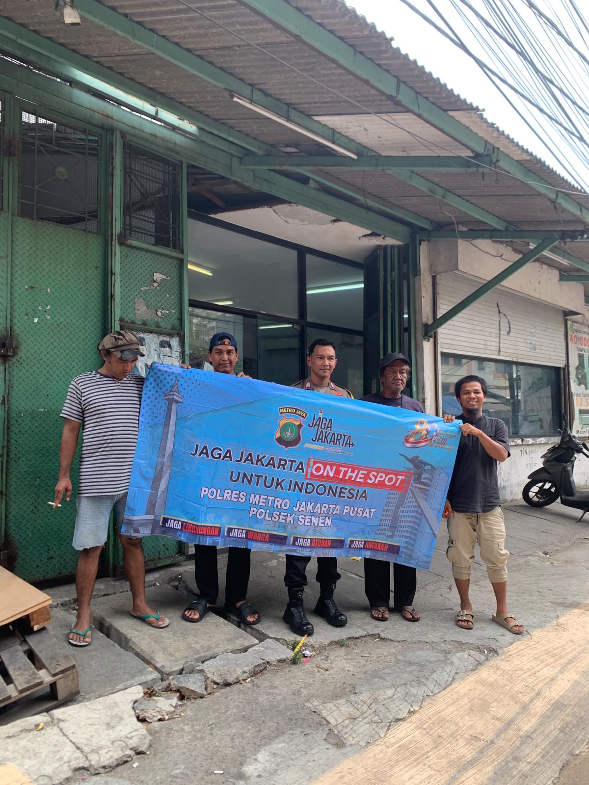 Polsek Senen Gelar Jaga Jakarta On The Spot, Ajak Warga Waspadai Kejahatan