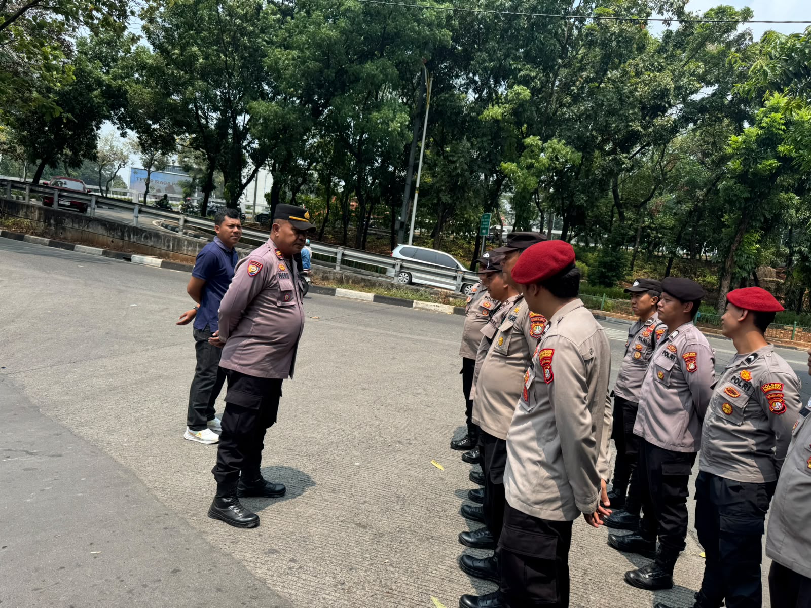 Polri Kedepankan Humanisme dalam Mengawal Penyampaian Aspirasi di BPK RI