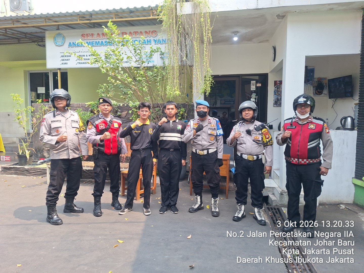 Tingkatkan Keamanan Wilayah, Polsek Johar Baru Intensifkan Patroli Siang Hari