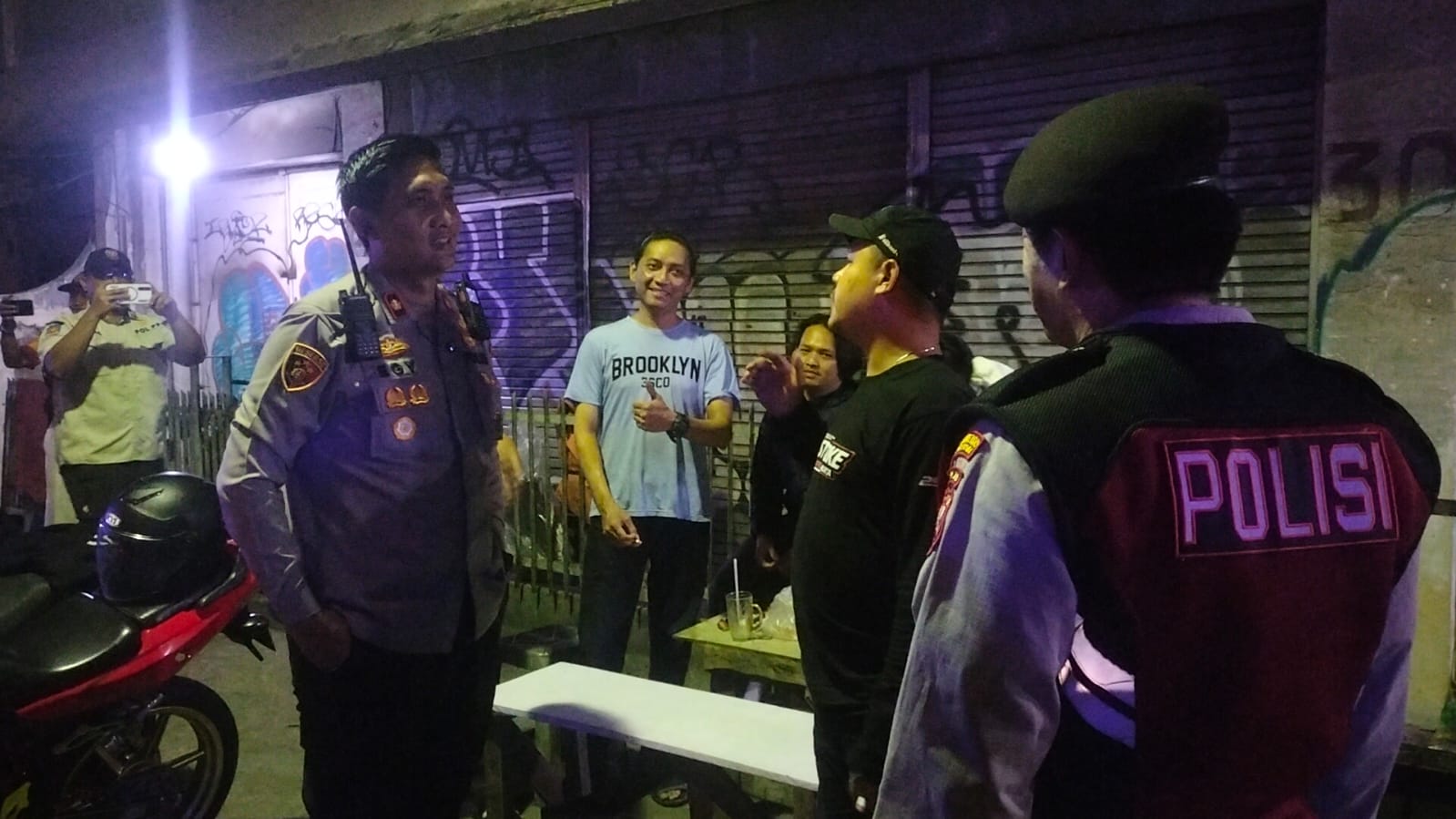 Kapolsek Sawah Besar Turun Langsung Di Lapangan” Bersihkan Potensi Balap Liar di Gunung Sahari Raya