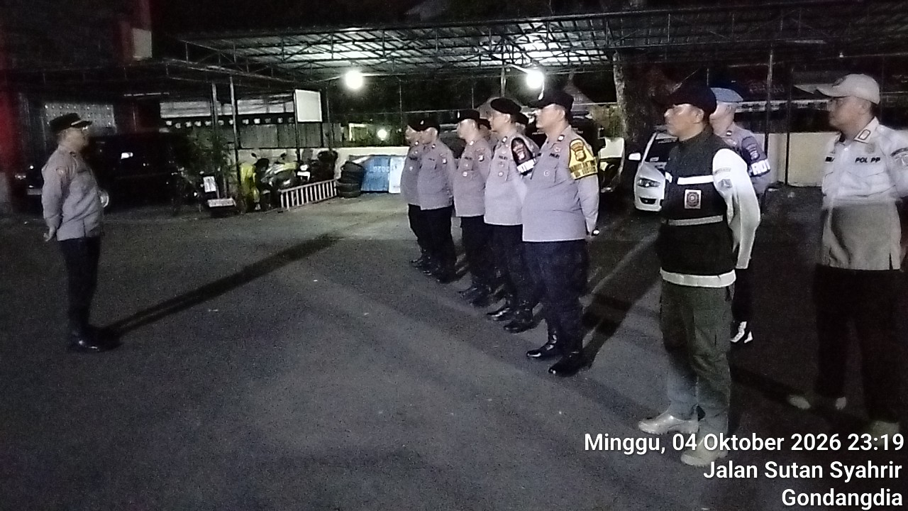 Saat Kota Mulai Sepi, Polsek Metro Menteng Pastikan Tiga Titik Menteng Tetap Aman