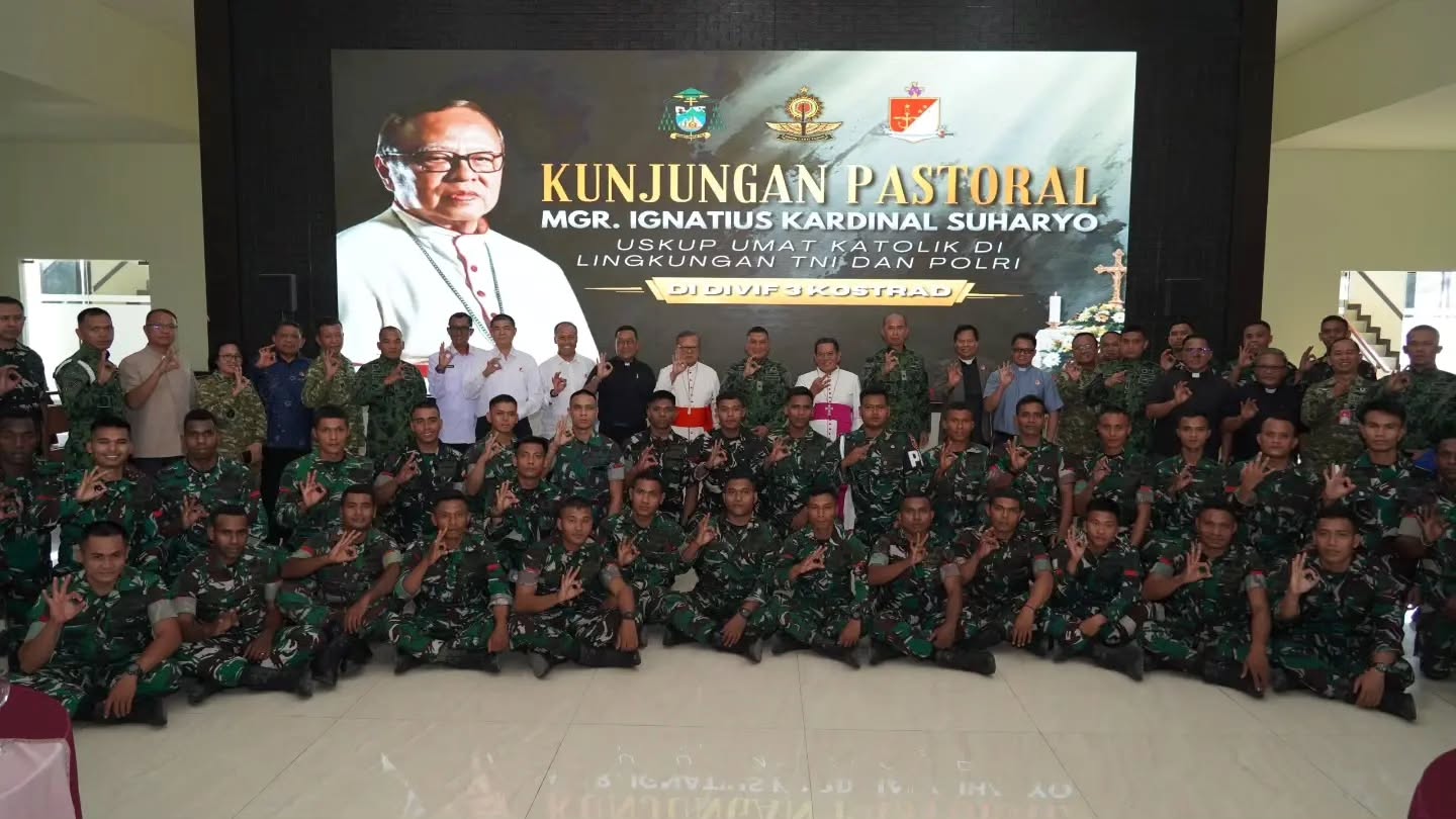 Divif 3 Kostrad Perkuat Pembinaan Rohani dan Kebersamaan melalui Kunjungan Pastoral