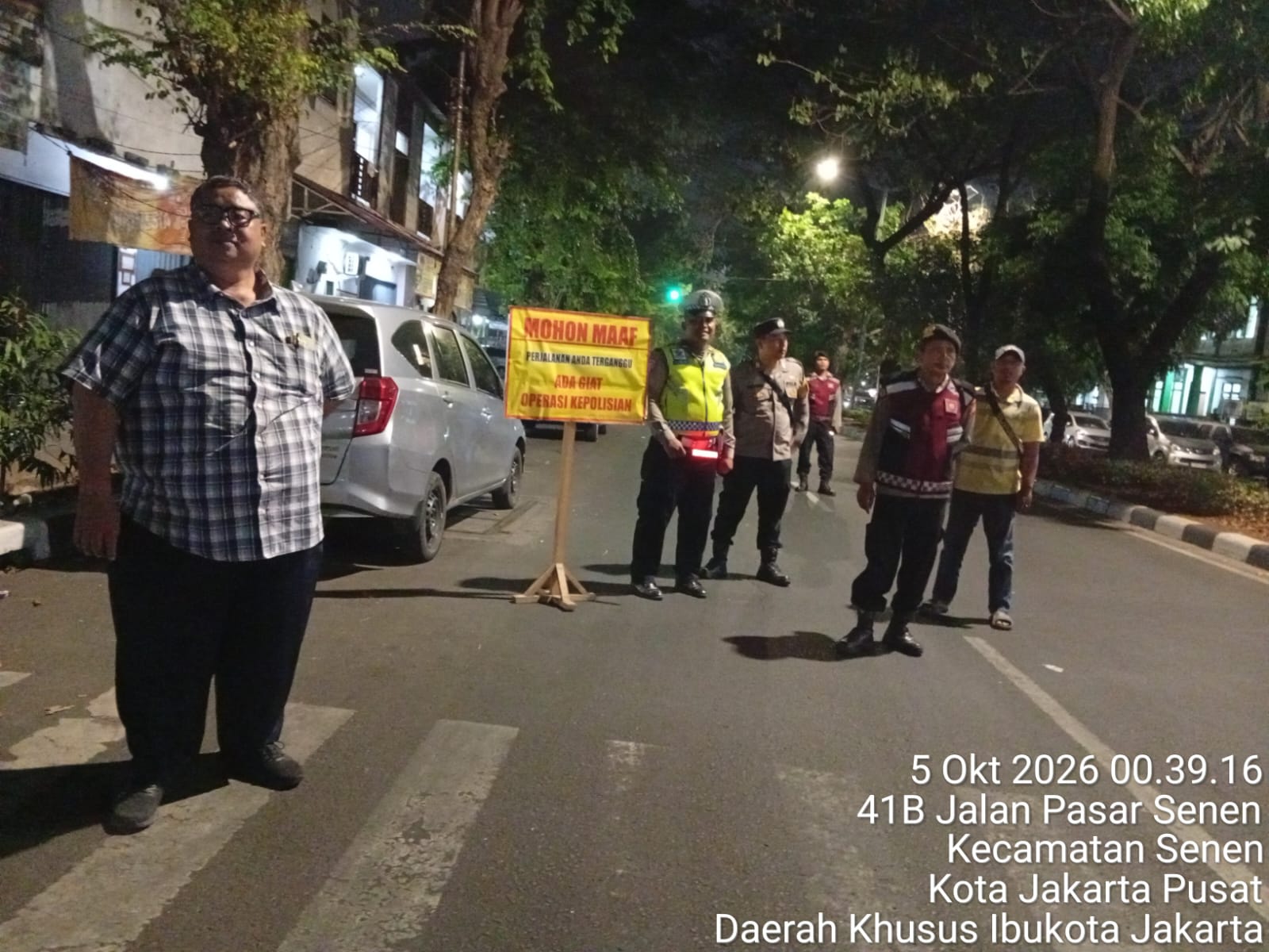 Polsek Senen Gelar Operasi Kejahatan Jalanan, Sasar Sajam hingga Geng Motor