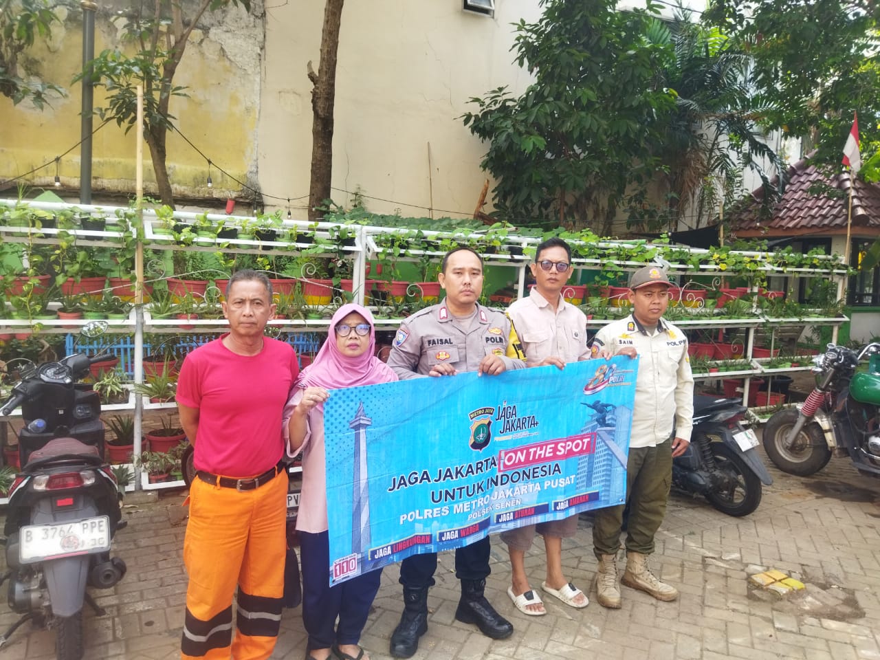 Polsek Senen Gelar Jaga Jakarta On The Spot, Ajak Warga Bersama Jaga Kamtibmas
