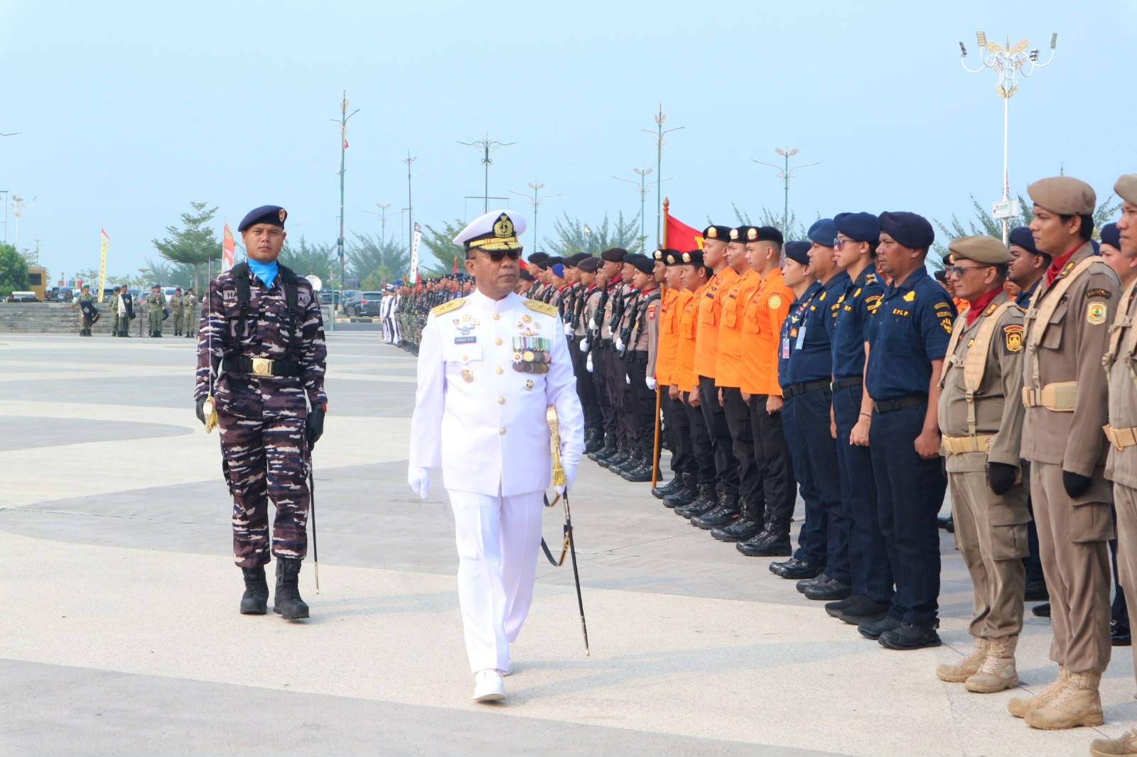 Lanal Bintan Sukses Selenggarakan Upacara HUT Ke-81 TNI Provinsi Kepri