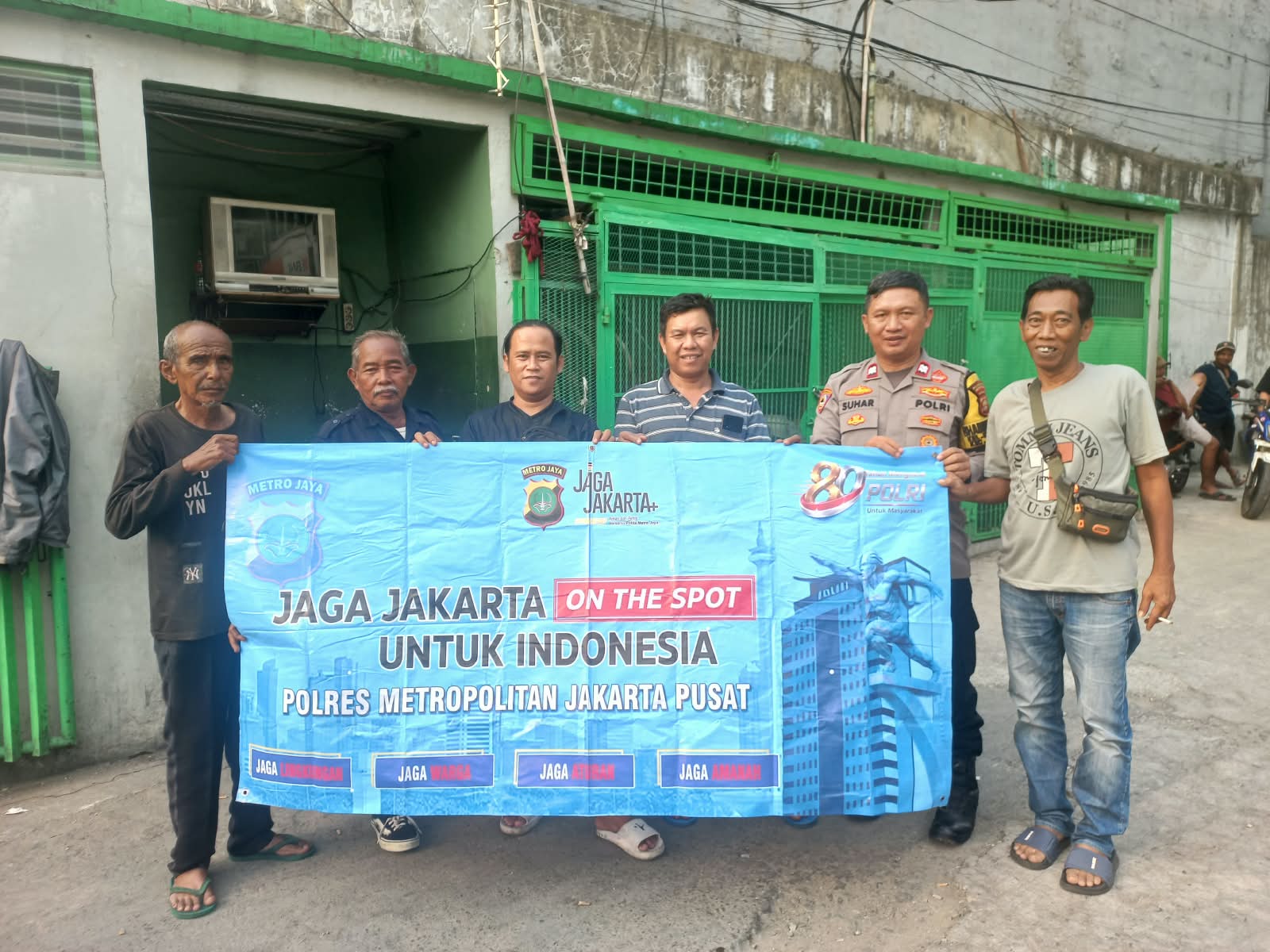 Polsek Metro Tanah Abang Gelar Jaga Jakarta On The Spot, Ajak Warga Bersama Jaga Kamtibmas di Kebon Kacang