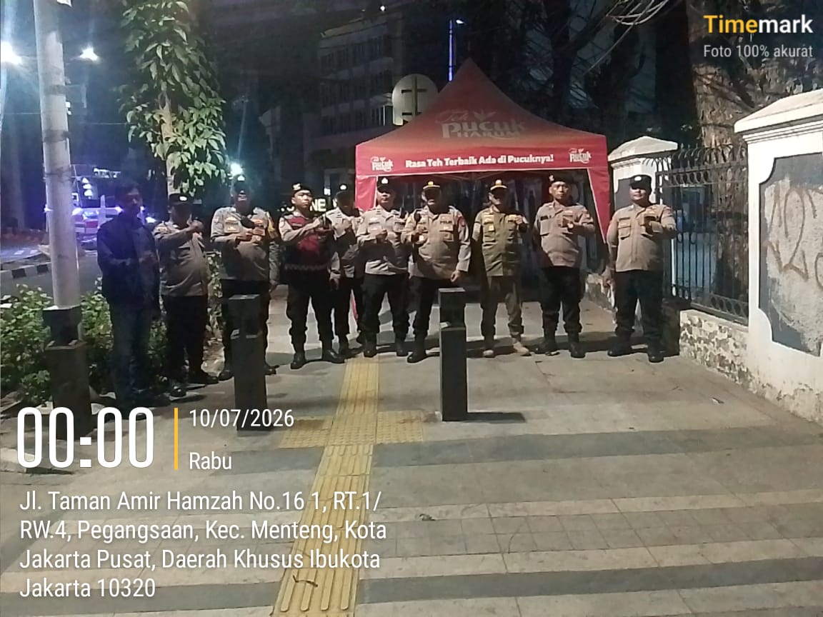 Cegah Tawuran, Polsek Metro Menteng Perkuat Patroli Malam di Perbatasan Tambak-Manggarai