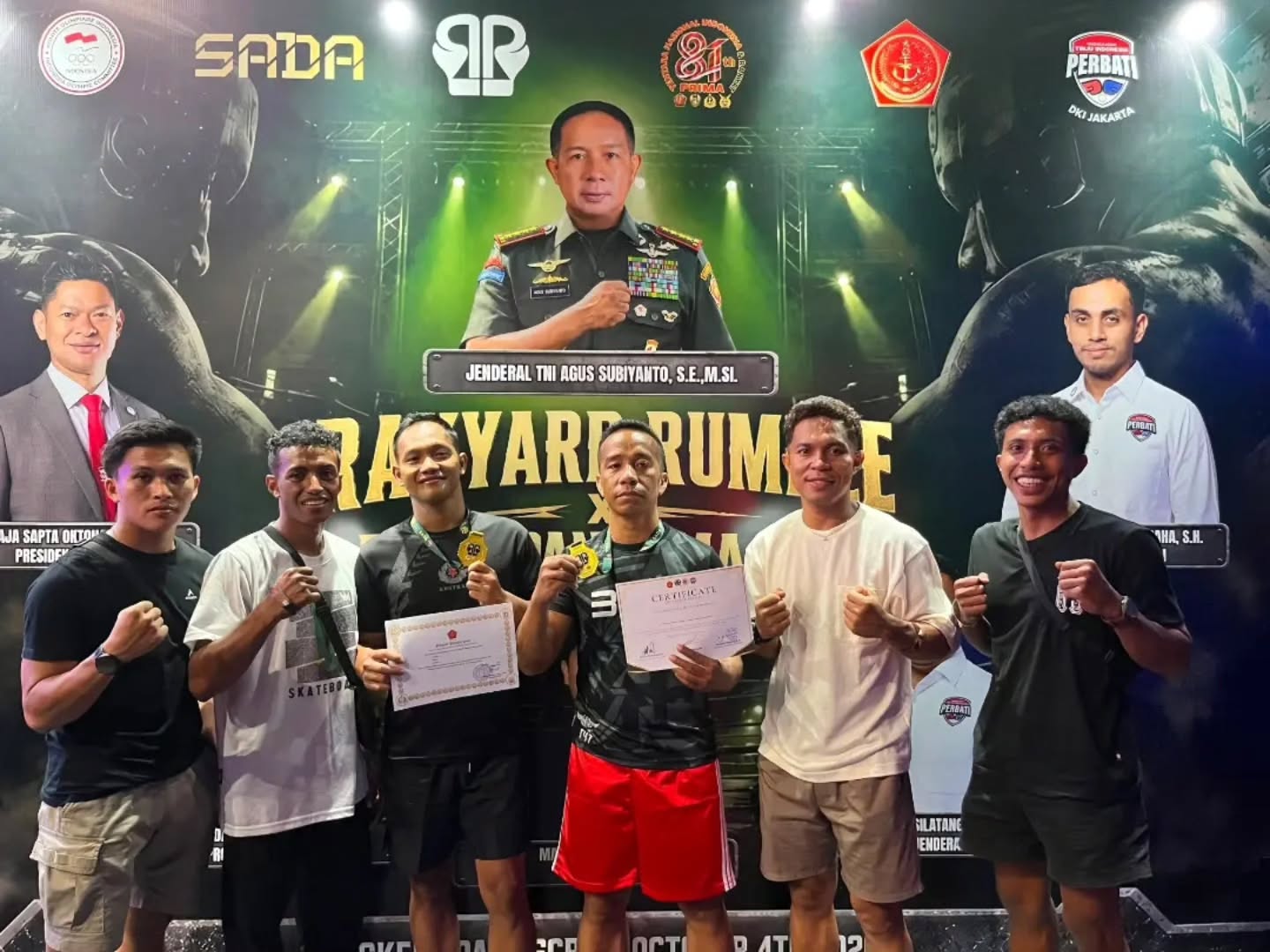 Prajurit Divif 1 Kostrad Borong 3 Emas dan 1 Perak di Piala Panglima TNI X Rakyard Rumble & RTC
