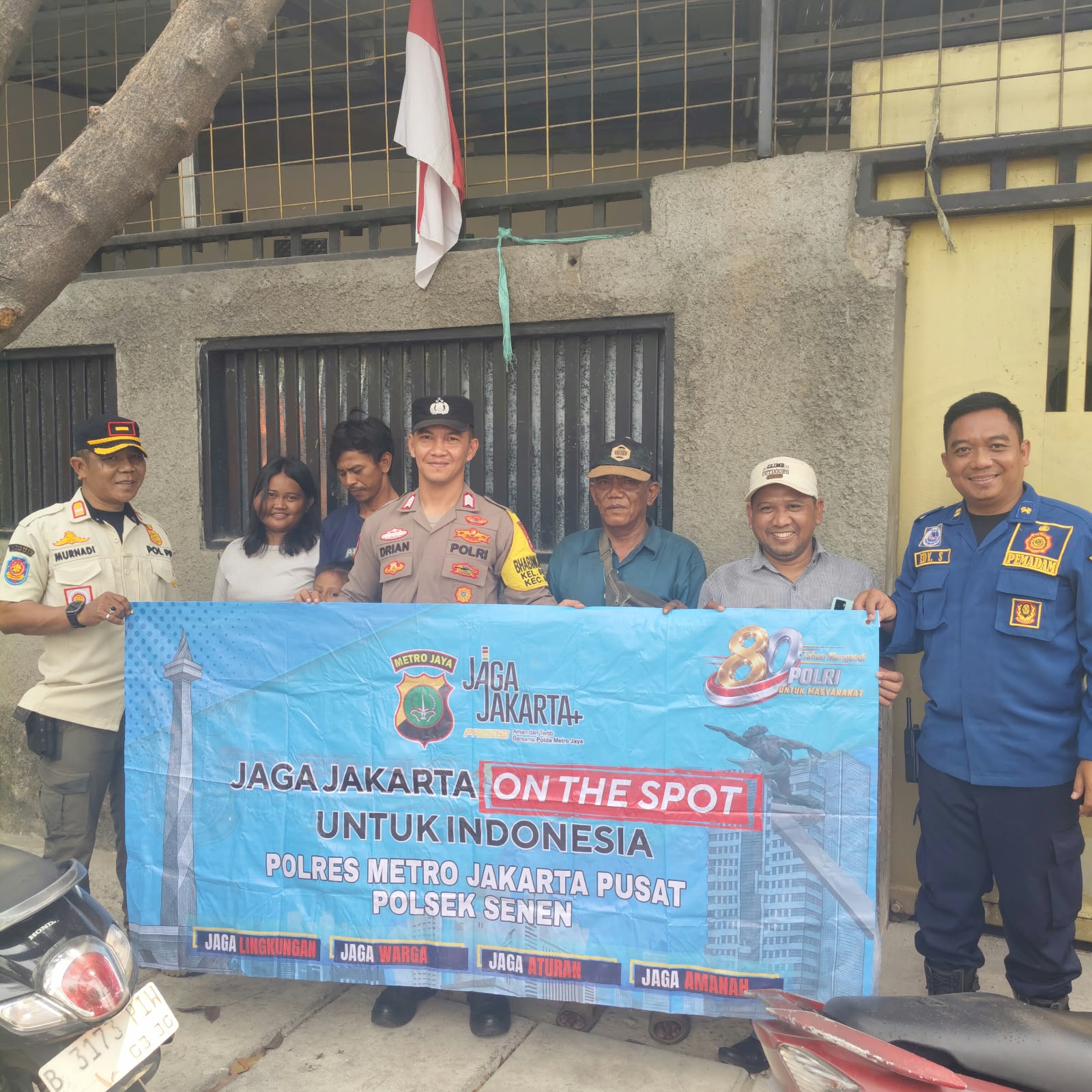 Polsek Senen Gelar Jaga Jakarta On The Spot, Ajak Warga Waspadai Kejahatan