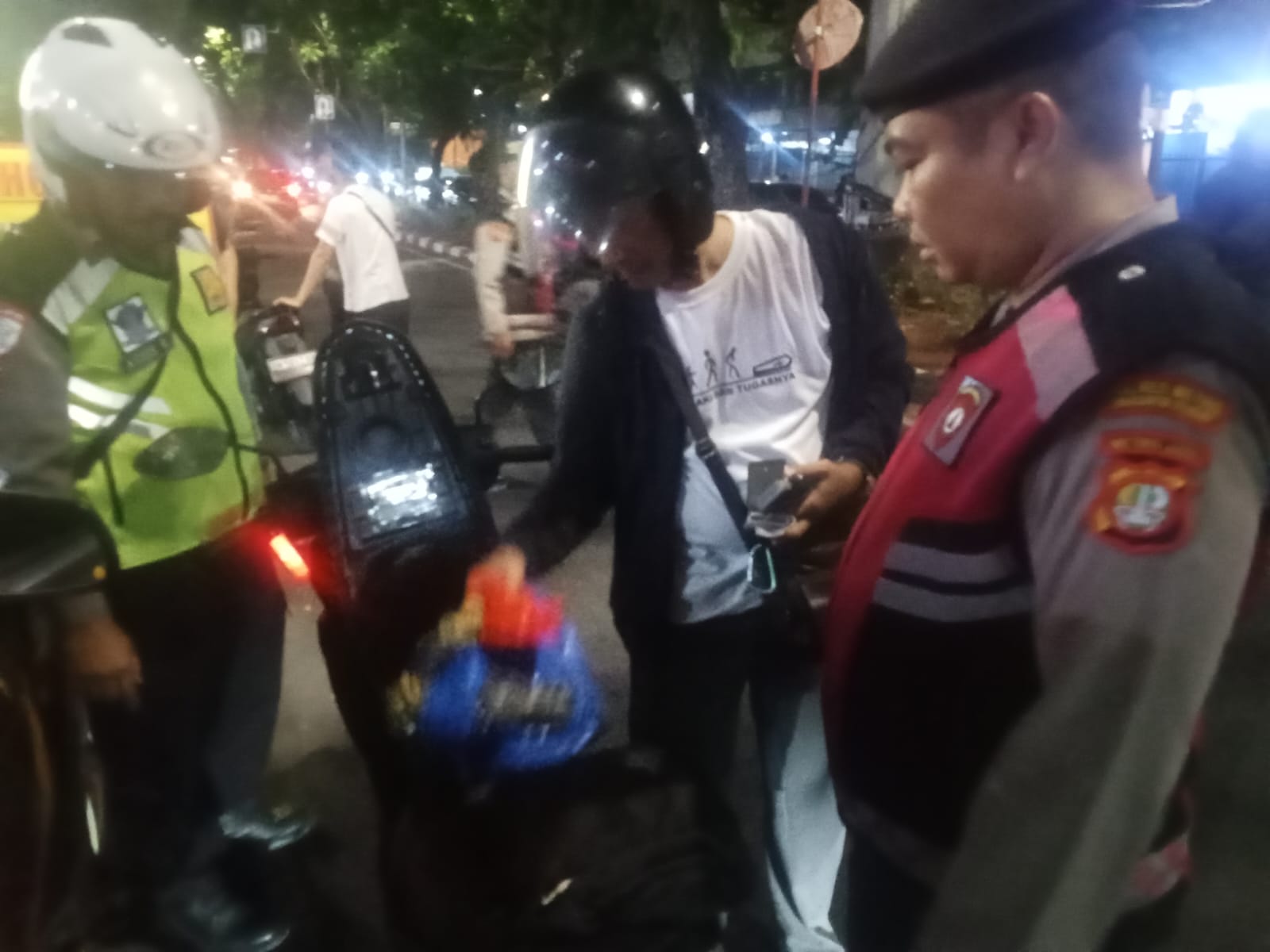 Polsek Senen Gelar Operasi Kejahatan Jalanan, Sasar Sajam hingga Balap Liar