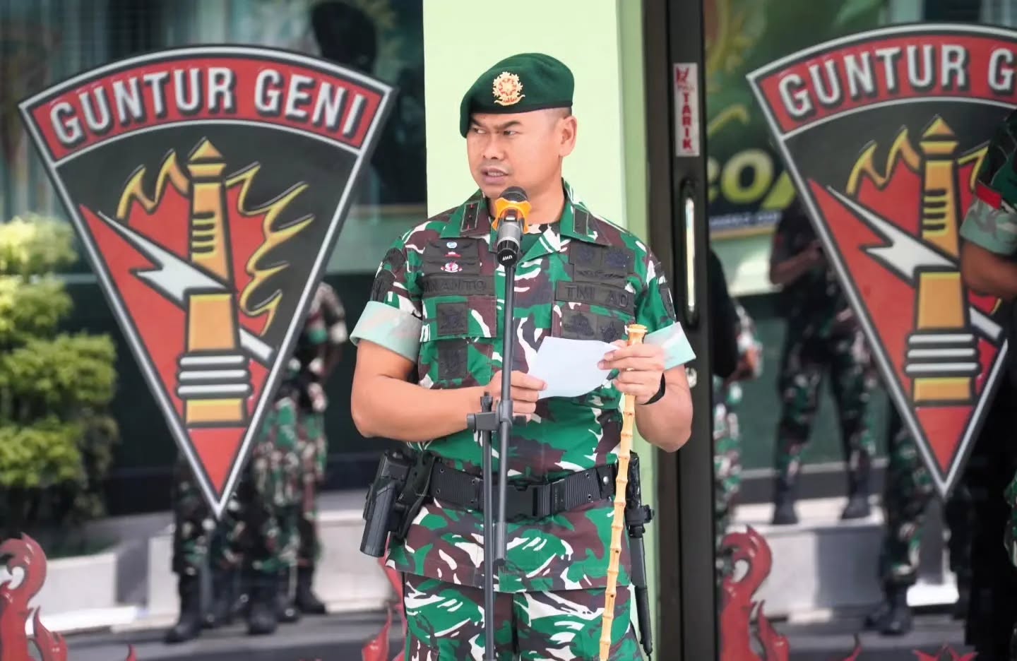 Kembali dari Perbatasan, Prajurit Yonarmed 11 Kostrad Disambut Penuh Kebanggaan