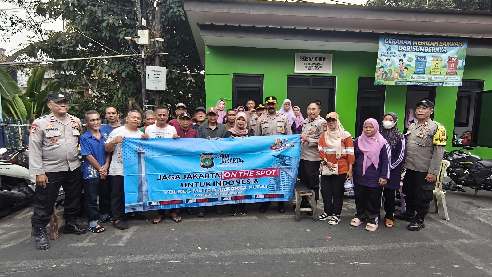 Polsek Johar Baru Gelar Jaga Jakarta On The Spot, Ajak Warga Bersama Cegah Tawuran dan Kriminalitas