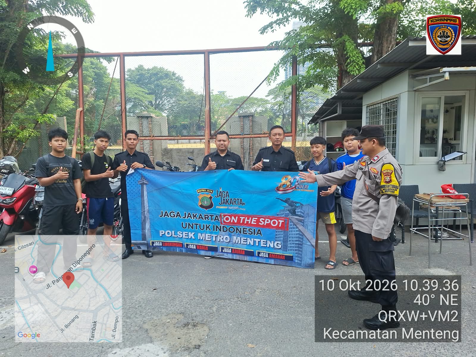 Polsek Metro Menteng Perkuat Sinergi Warga Lewat Jaga Jakarta On The Spot di Pegangsaan