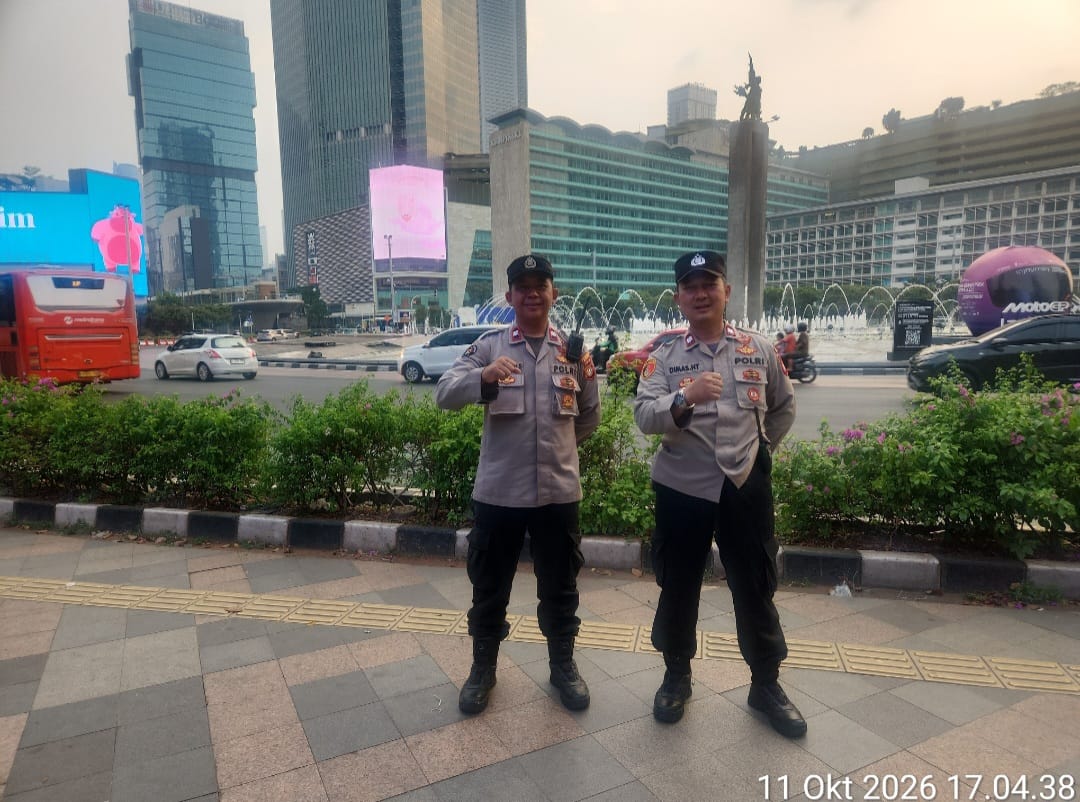 Polsek Metro Menteng Imbau Warga Waspada Copet dan Jambret di Kawasan MH Thamrin