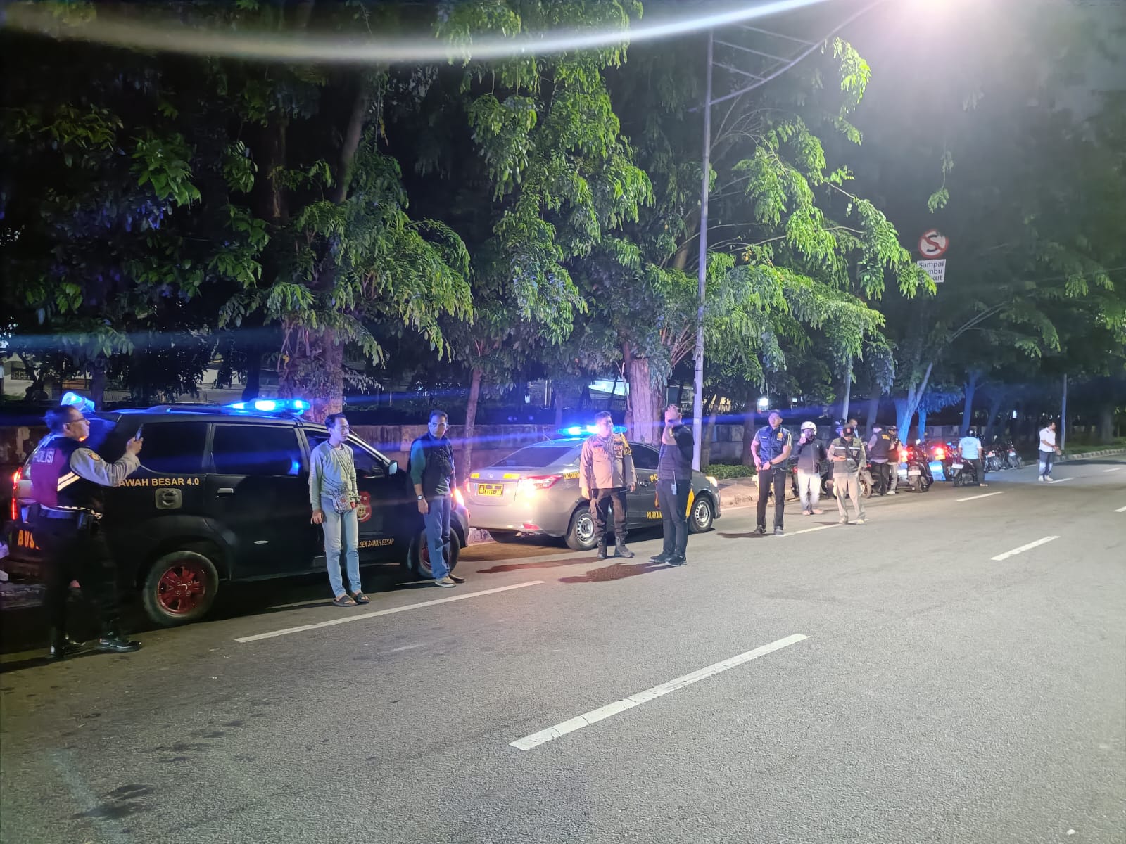 Respons Cepat Tindak Lanjut Laporan 110, Kapolsek Sawah Besar Pimpin Penanganan Dugaan Balap Liar