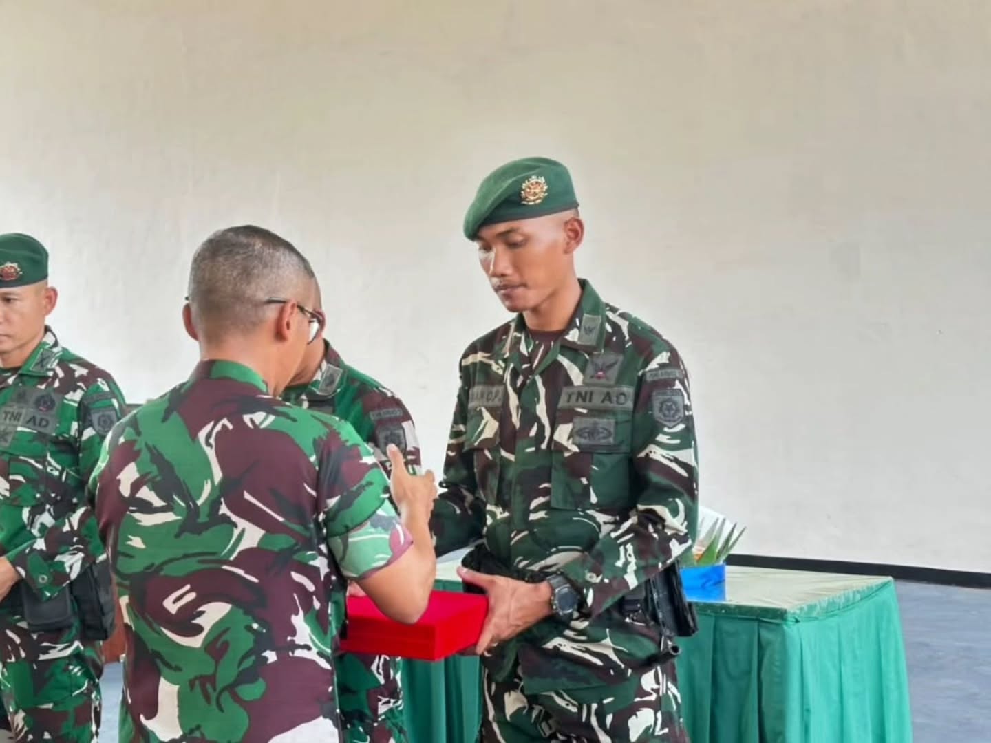 Danyonarmed 12 Kostrad Apresiasi Pengabdian Prajurit Satgas Pamtas RI-RDTL, Resmikan GOR Mandala Astagina