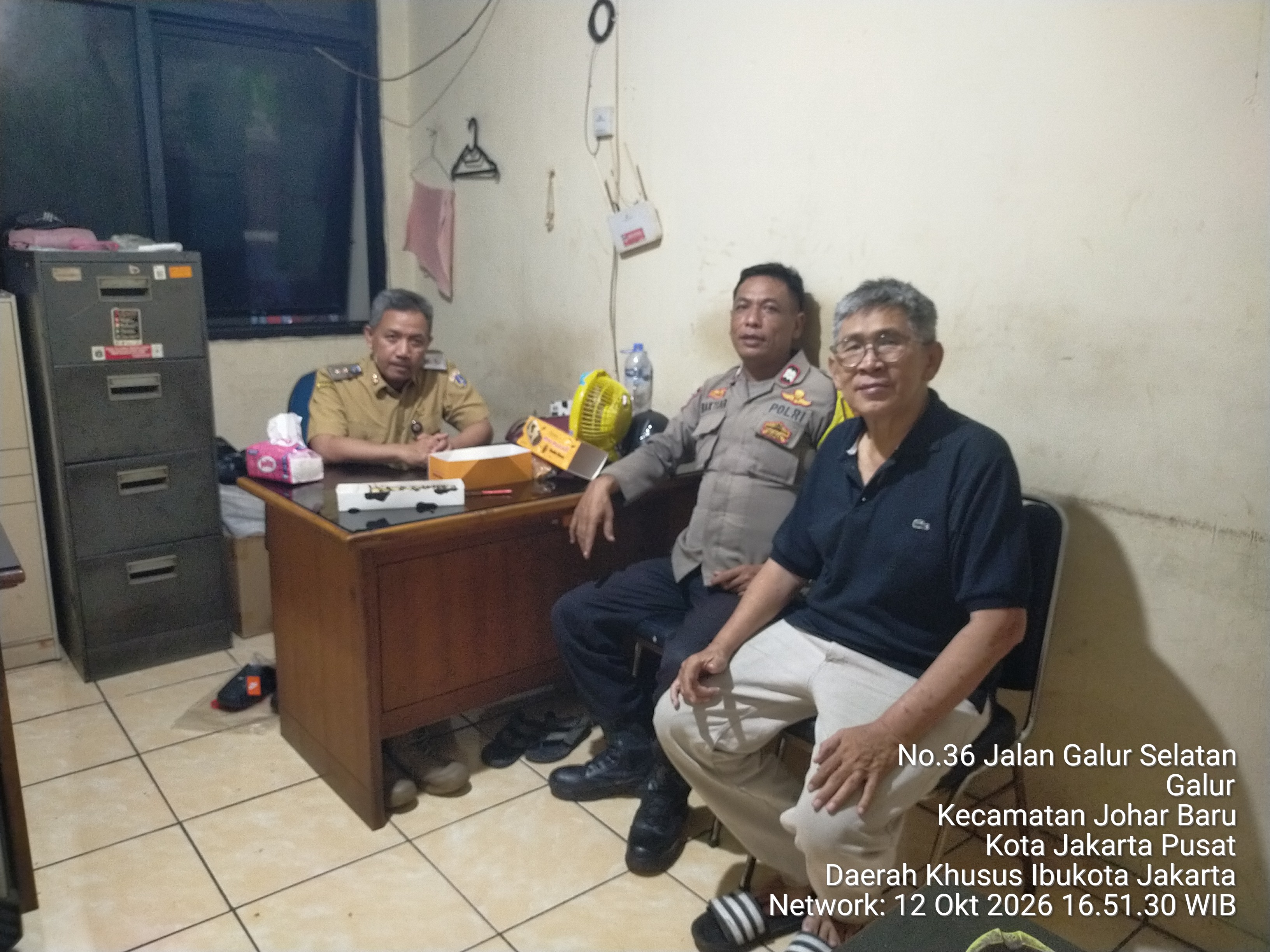 Koordinasi Kamtibmas Bersama 3 Pilar, Bhabinkamtibmas Galur Ajak Pengurus Wilayah Antisipasi Gangguan Keamanan