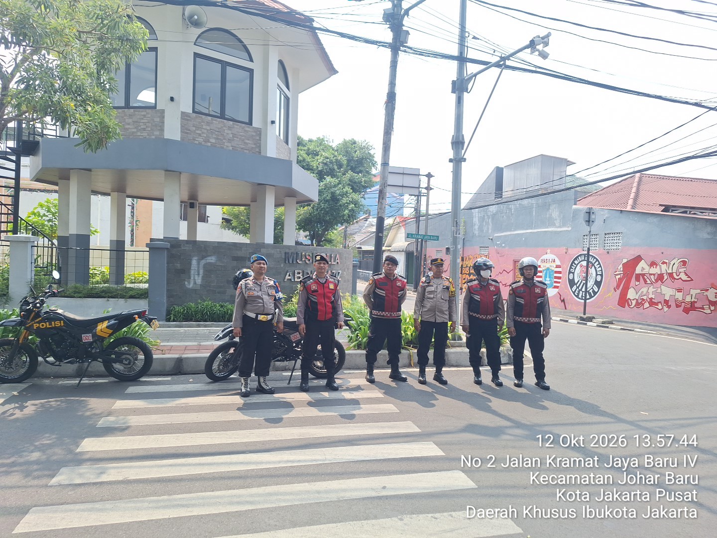 Susuri Sejumlah Titik Rawan, Polsek Johar Baru Kedepankan Pencegahan Gangguan Kamtibmas pada Siang Hari