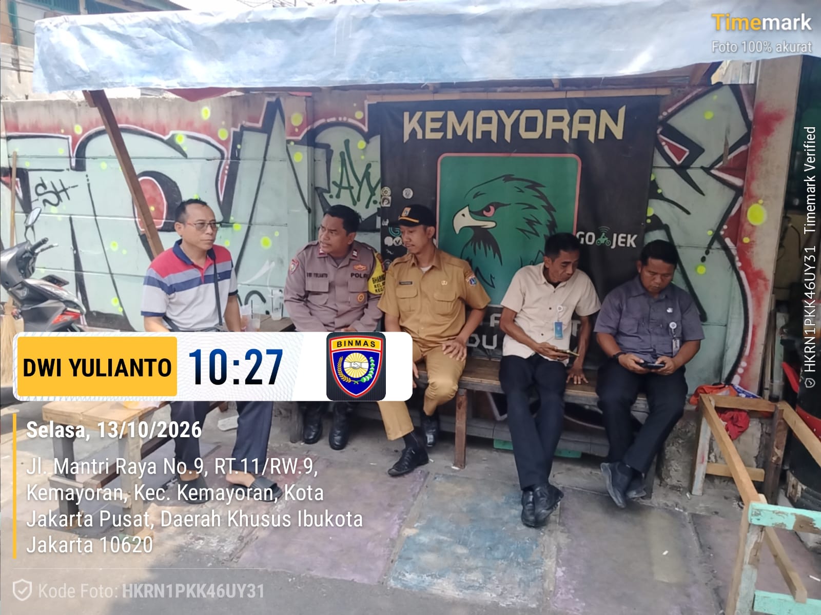 Kedekatan Polisi dan Warga Jadi Kunci, Bhabinkamtibmas Kemayoran Gencarkan Sambang Kamtibmas