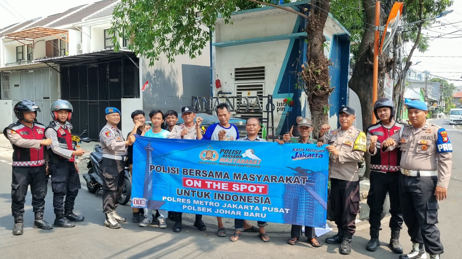 Polisi dan Warga Johar Baru Bersinergi Lewat Program On The Spot, Bahas Tawuran hingga Judi Online