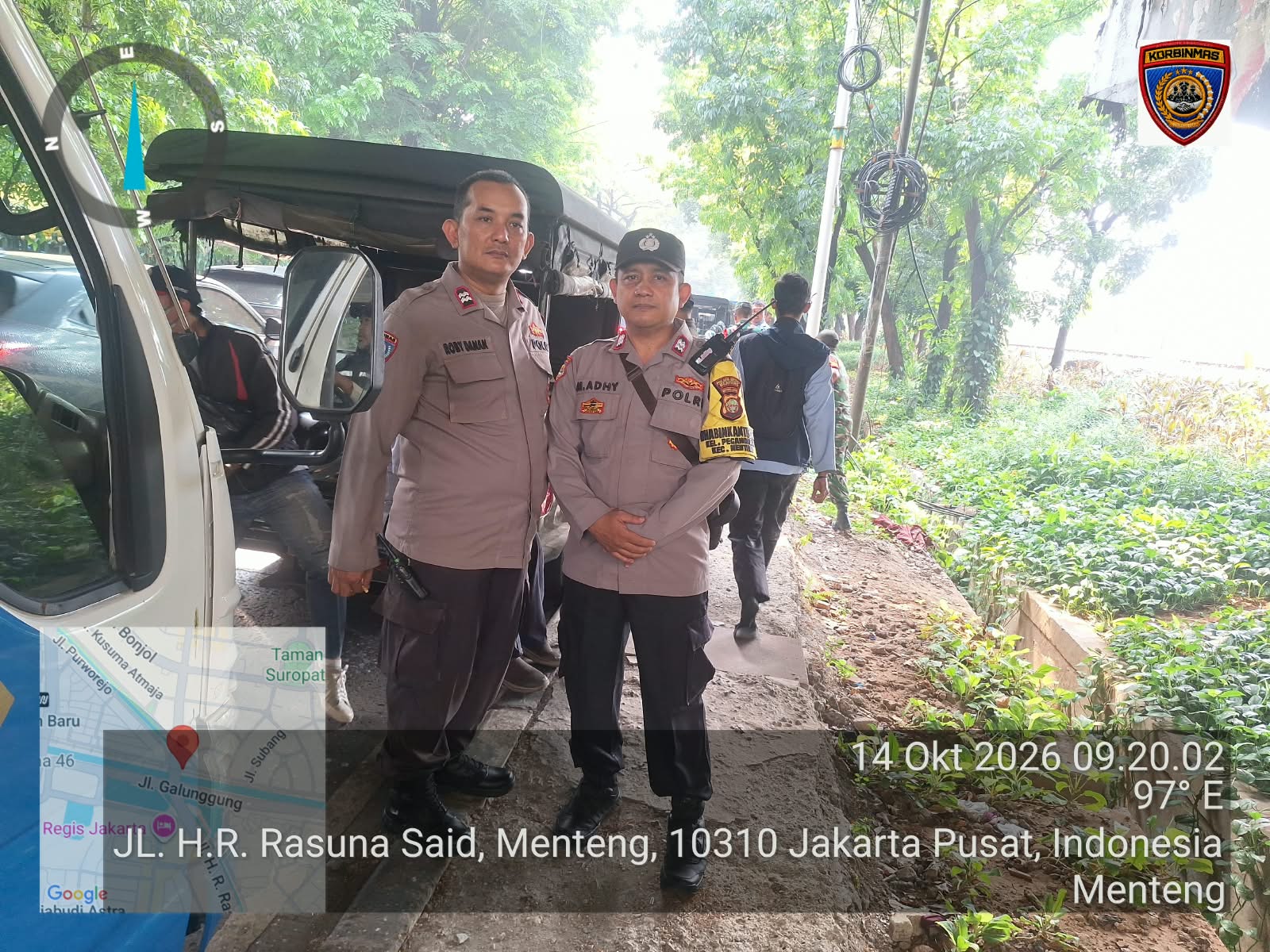 Tiga Pilar Menteng Gelar Rabu Tertib, Tindak Parkir Liar dan Pelanggaran Trotoar