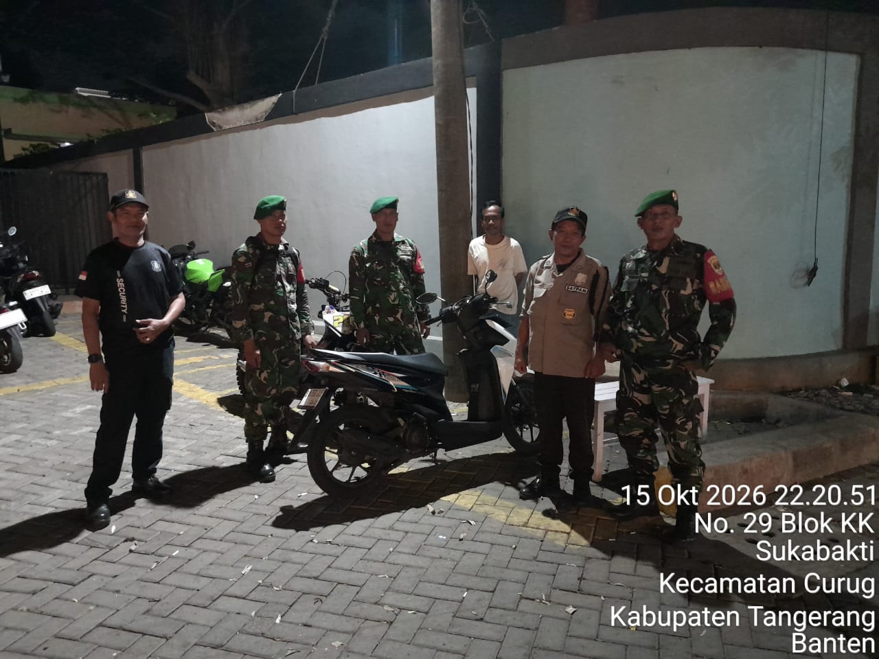 Koramil 02/Curug Gelar Patroli Maung, Tingkatkan Keamanan dan Ketertiban Wilayah