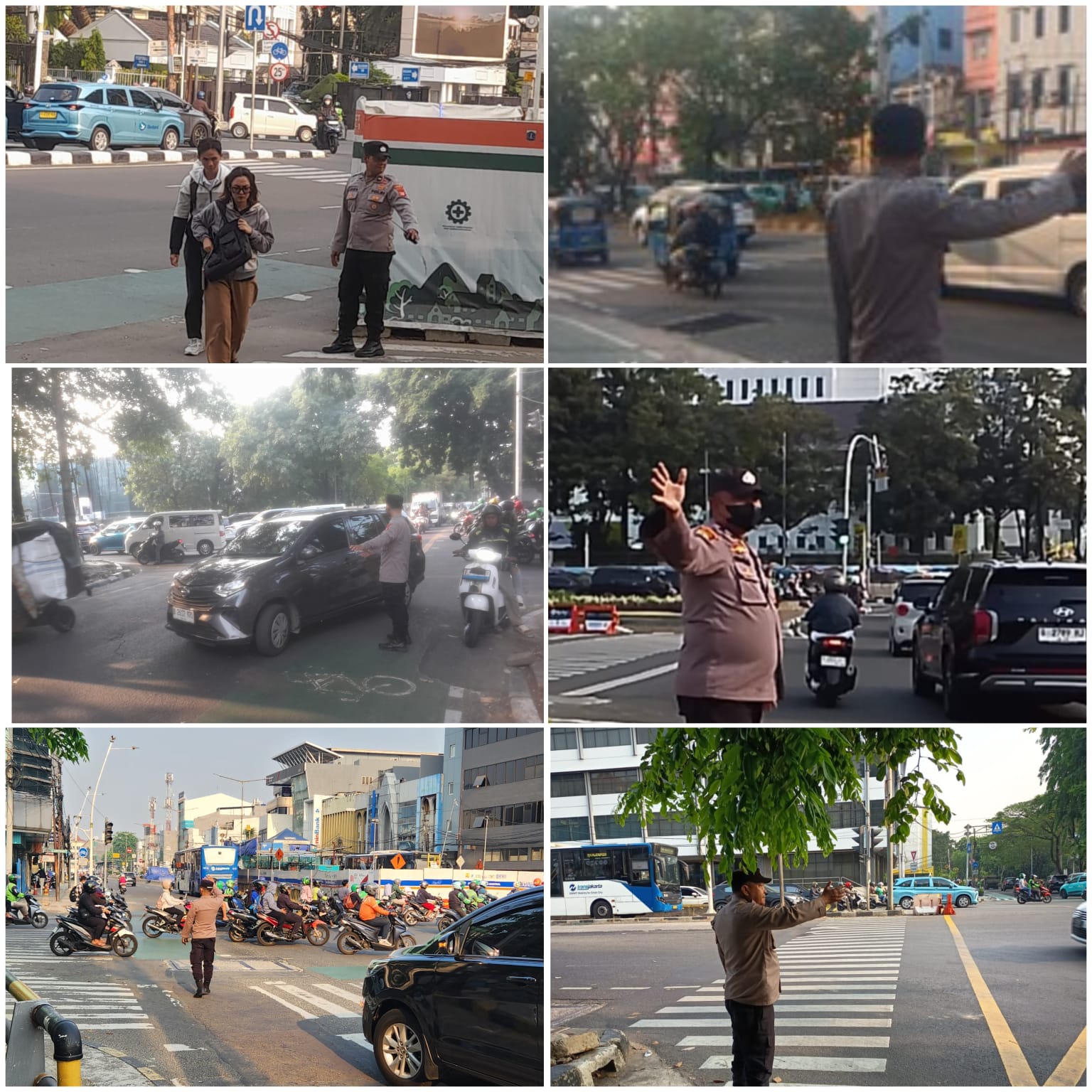 Guna Kelancaran Arus Lalu Lintas Sore Hari, Polsek Metro Gambir Gelar Personel di Titik Rawan Kemacetan