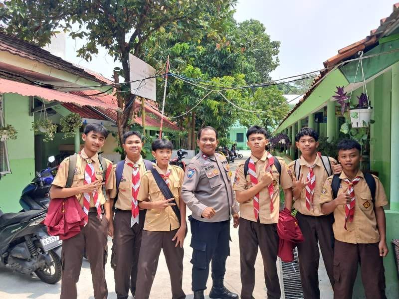 Polisi Pendamping Sekolah Sambangi SMP Taman Siswa, Perkuat Kedekatan dengan Pelajar