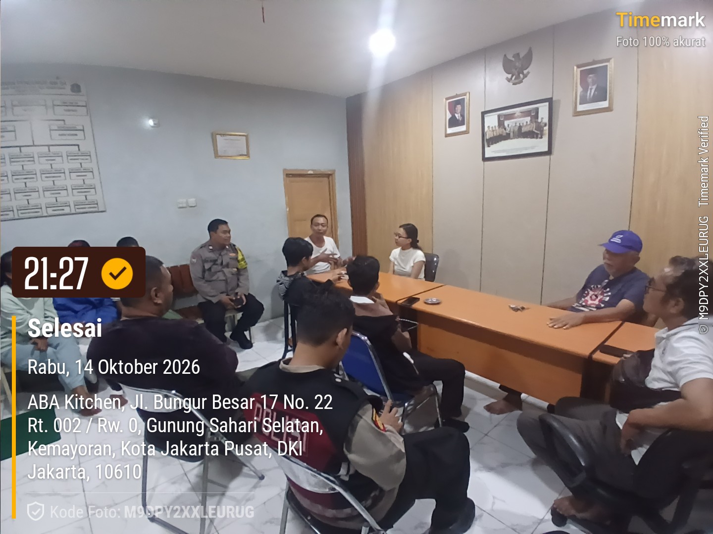 Layanan 110 Polri, Jembatan Pertolongan Warga: Polsek Kemayoran Hadir Menenangkan dan Mendamaikan