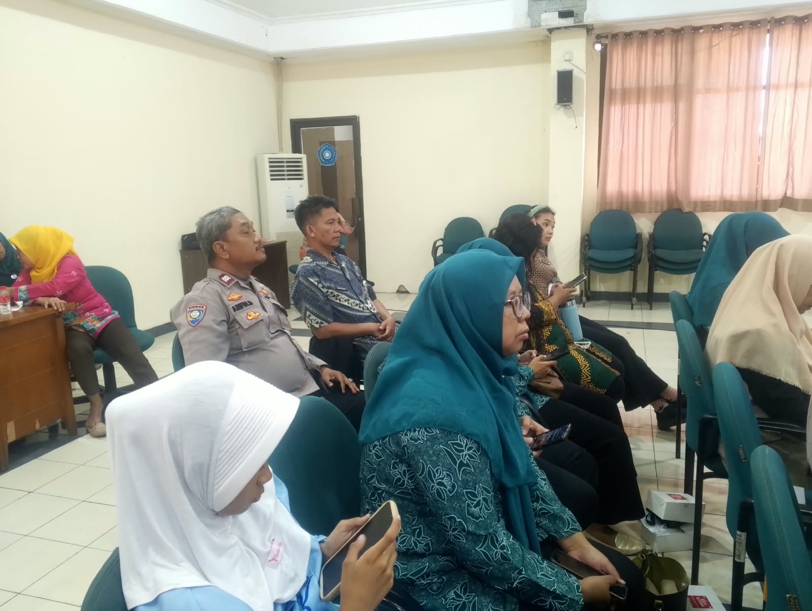 Polisi Bersama Tiga Pilar Pantau Penilaian Kampung Siaga TBC di Sawah Besar