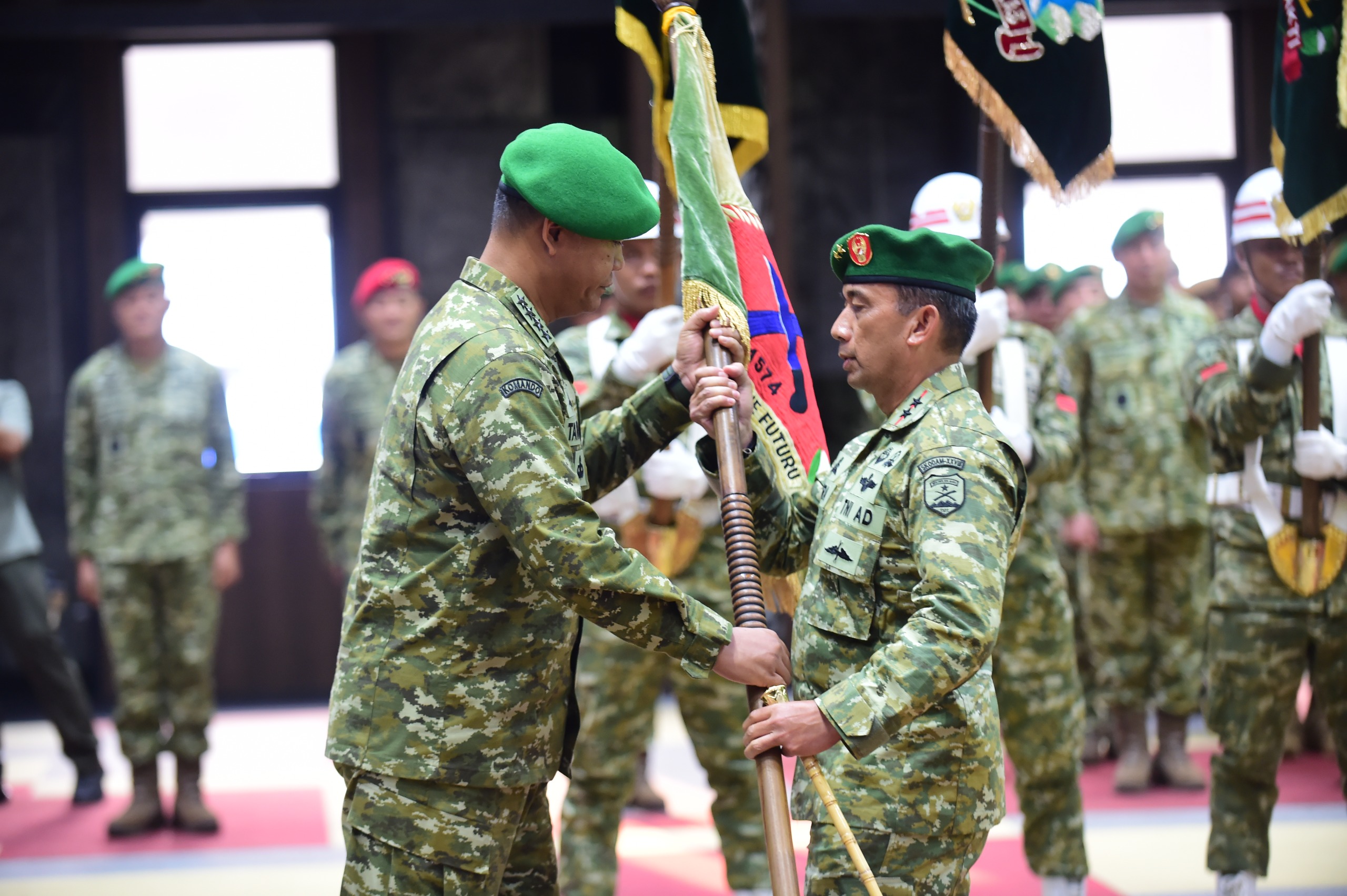 Tata Struktur Komando, Kasad Pimpin Sertijab dan Alih Kodal Enam Korem