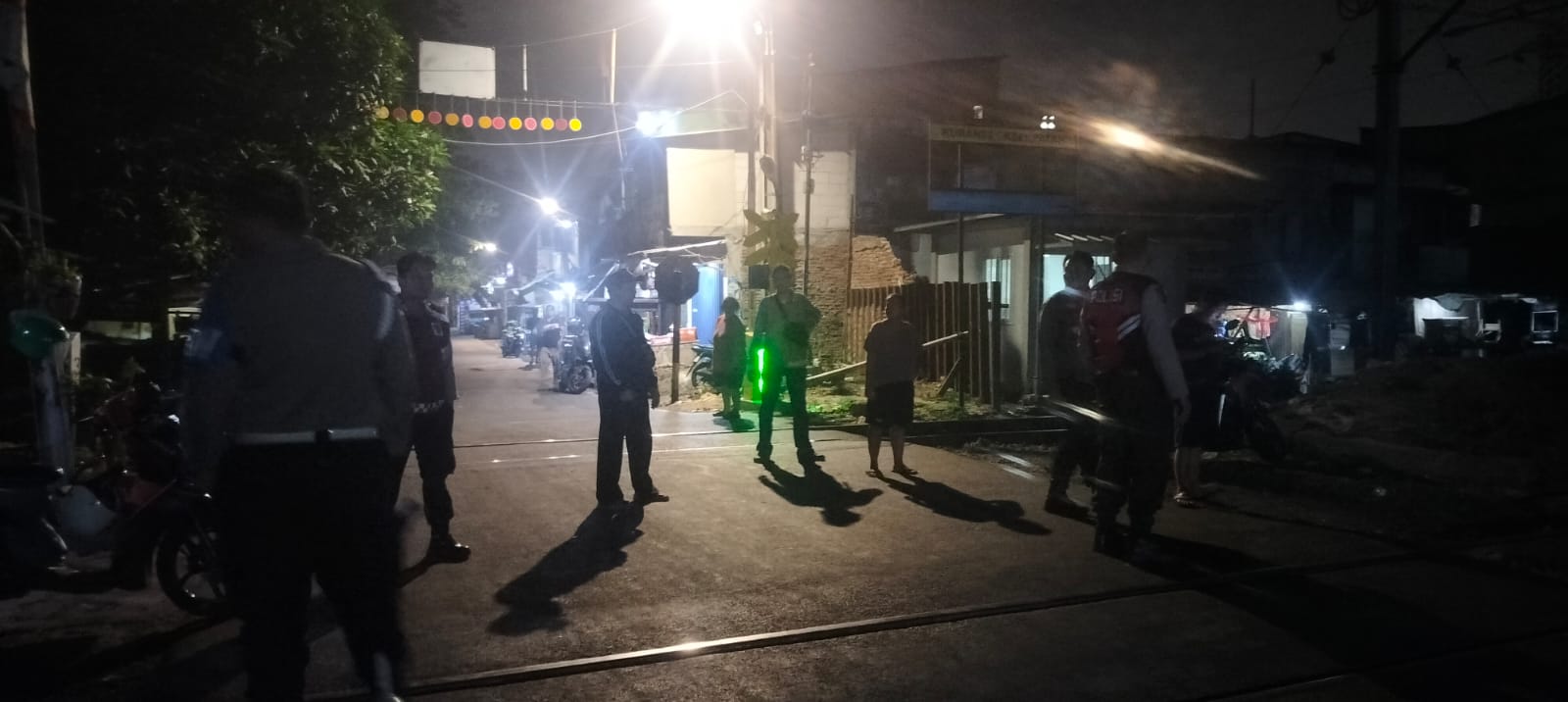 Cegah Kejahatan Jalanan dan Tawuran, Polsek Metro Tanah Abang Gelar Patroli Blue Light Dini Hari