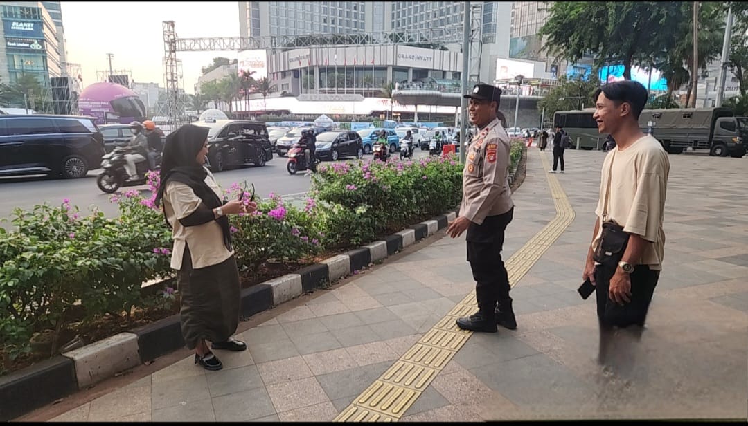 Antisipasi Kejahatan Jalanan, Polsek Metro Menteng Gencarkan Imbauan Kamtibmas di Kawasan Thamrin
