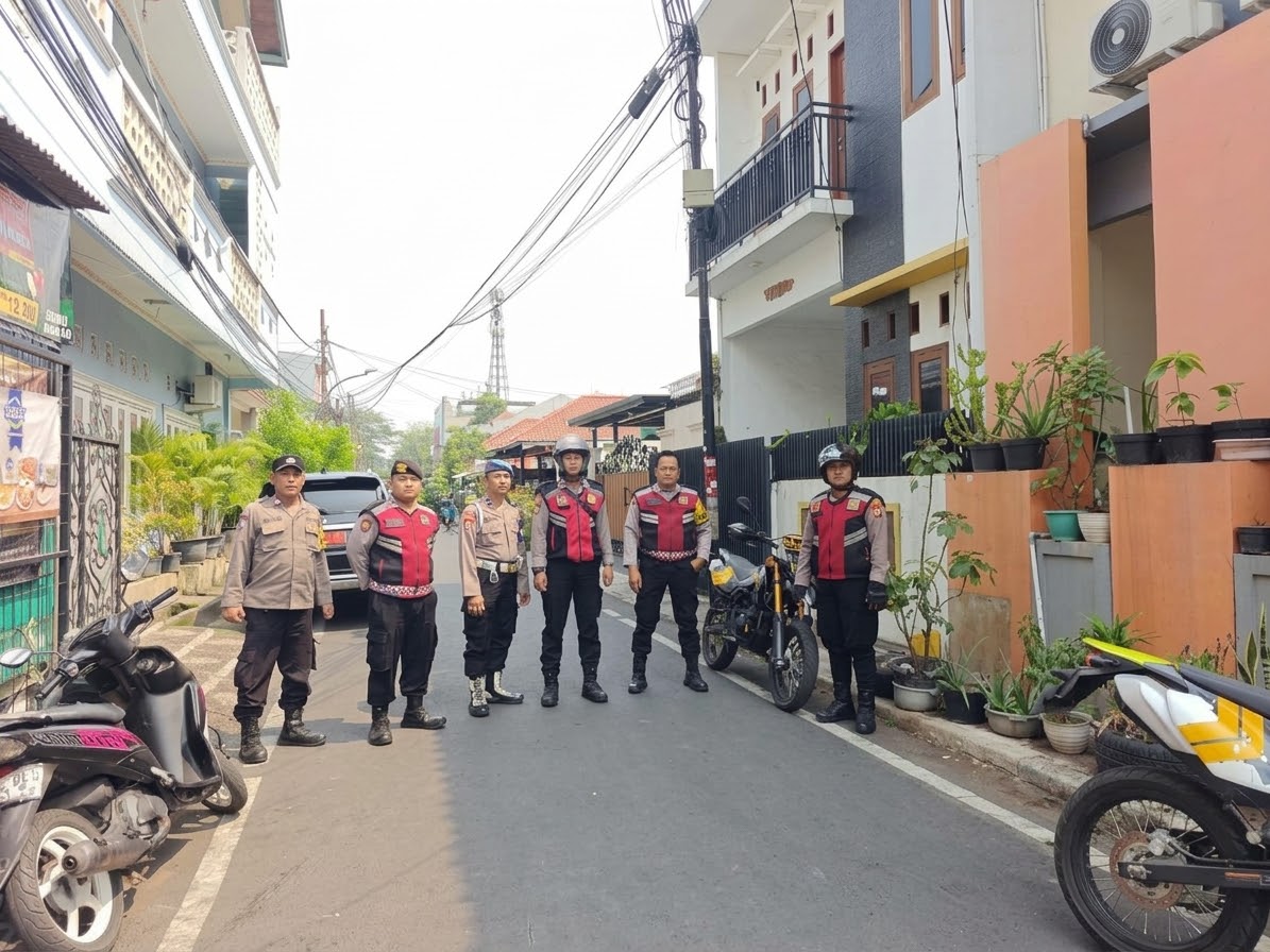 Susuri Sejumlah Titik Rawan, Polsek Johar Baru Cegah Kejahatan Jalanan dan Potensi Tawuran