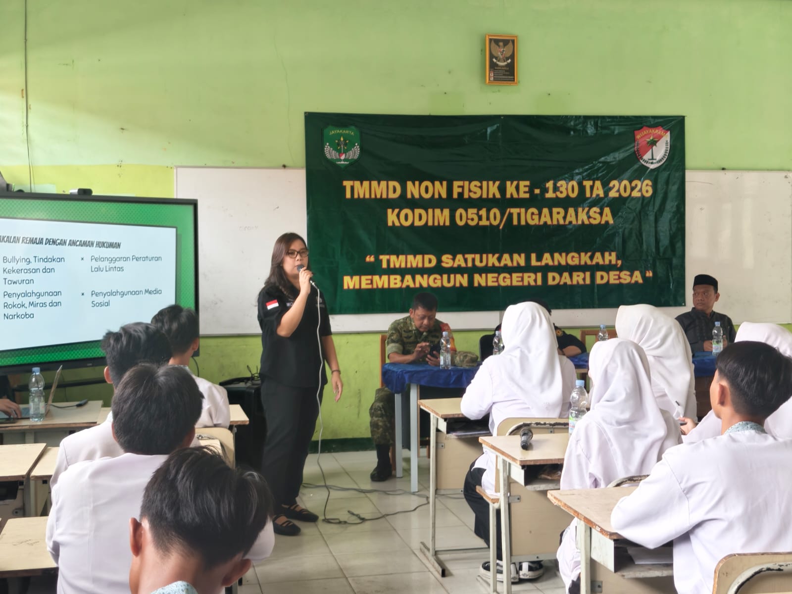 Satgas TMMD ke-130 Kodim 0510/Tigaraksa Laksanakan Pembangunan RTLH Milik Bapak Nasir