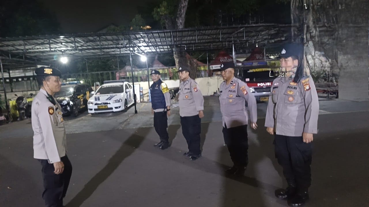 Cegah Tawuran dan Jaga Kediaman Pejabat, Polsek Metro Menteng Gelar Apel Patroli Cipkon Dini Hari