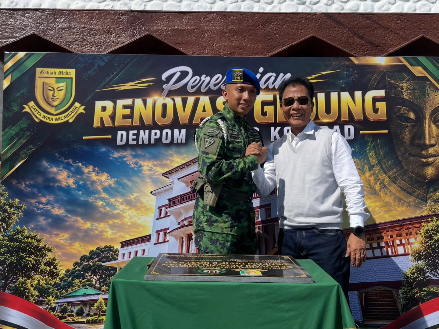 Dandenpom Divif 2 Kostrad Resmikan Renovasi Gedung Denpom Divif 2 Kostrad