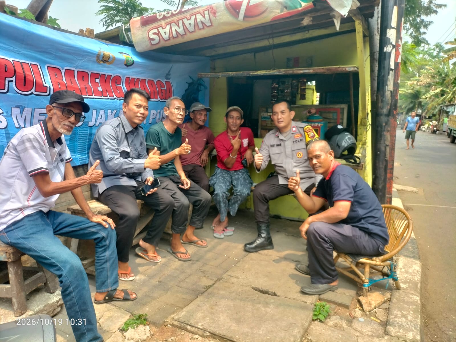 Polsek Metro Menteng Gelar Kumpul Bareng Warga, Perkuat Sinergi Jaga Kamtibmas