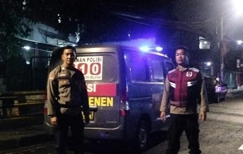 Polsek Senen Gelar Patroli Biru di Jembatan Pal Putih, Antisipasi Tawuran dan Gangguan Kamtibmas