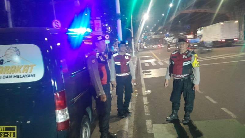 Antisipasi Gangguan Kamtibmas, Polsek Cempaka Putih Tingkatkan Patroli Malam