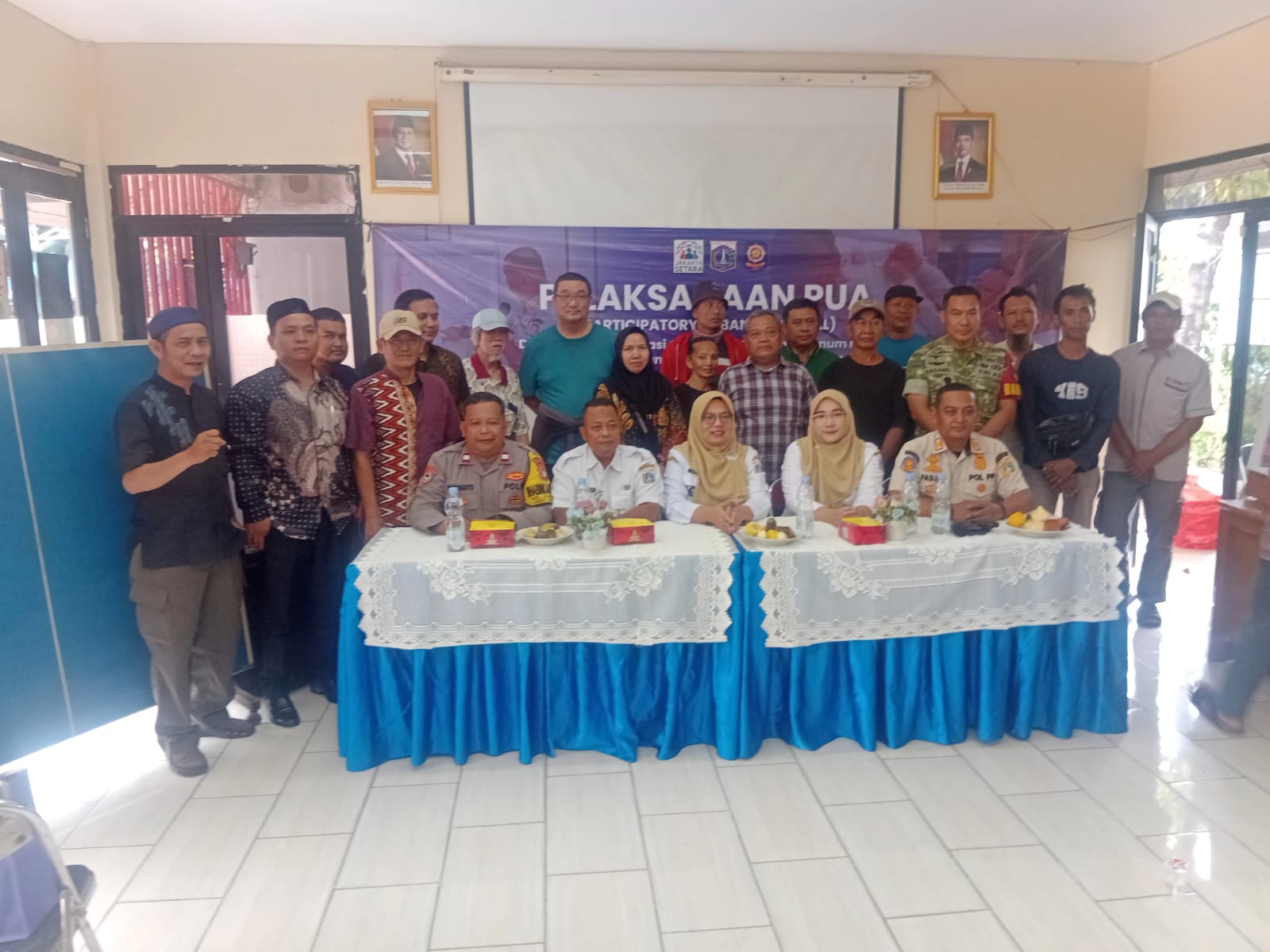 Sinergitas 3 Pilar, Bhabinkamtibmas Duri Pulo Hadiri Pemetaan Partisipatif (PUA) di RPTRA Melati Duri Pulo