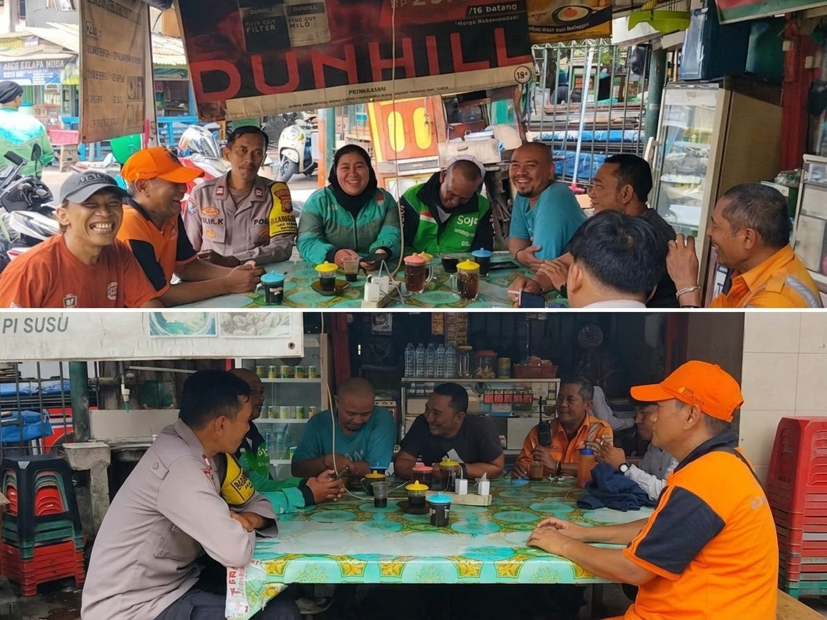 Polsek Senen Gelar Kumpul Bareng Warga di Paseban, Ajak Masyarakat Cegah Tawuran dan Kejahatan
