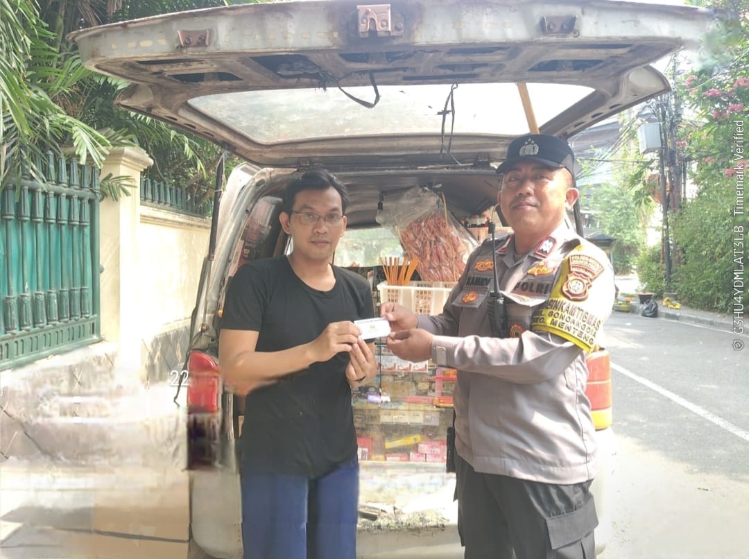 Polsek Metro Menteng Perkuat Kedekatan Dengan Warga Gondangdia Lewat Program Satu Desa Satu Bhabin