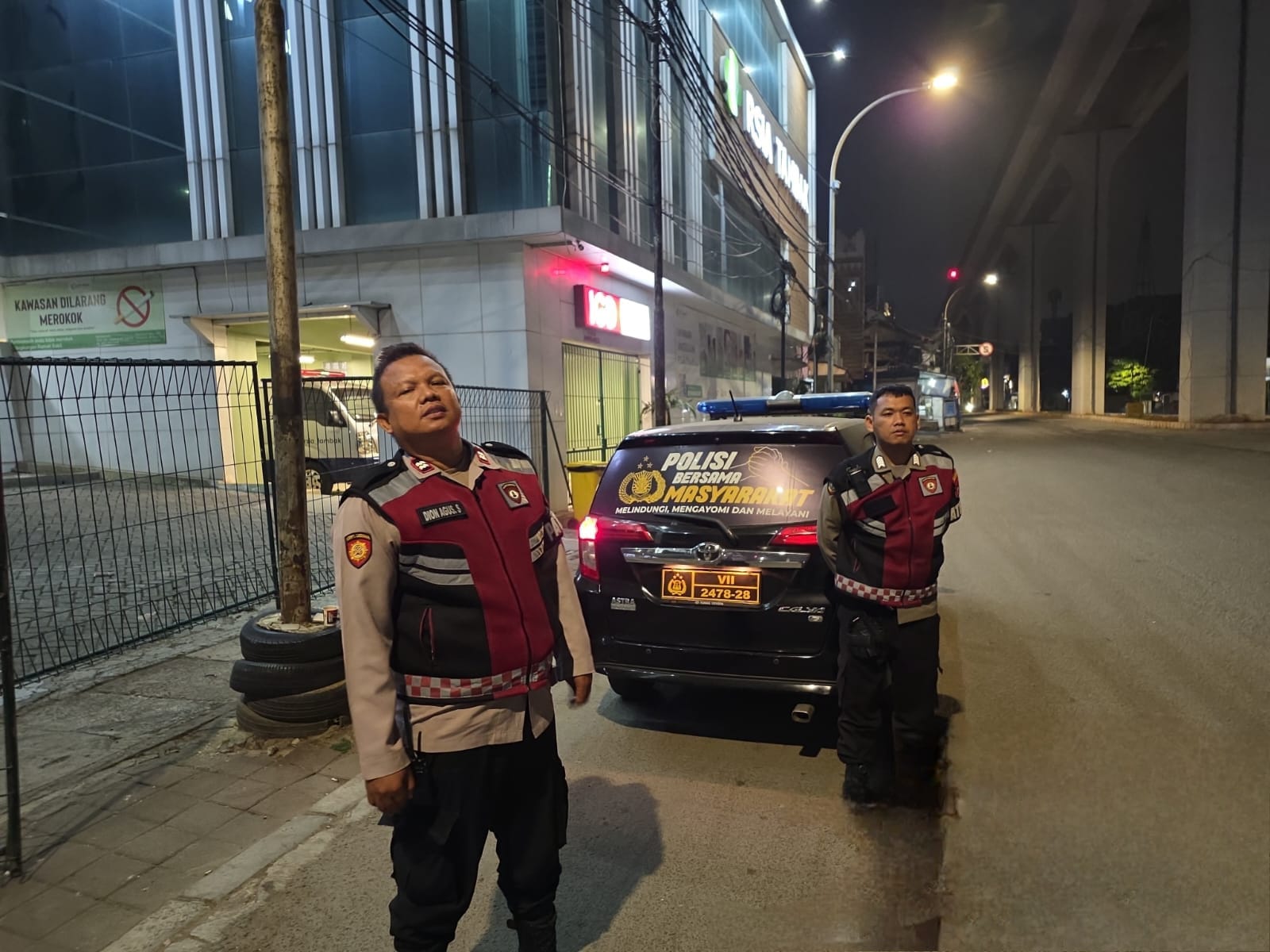 Cegah Tawuran Hingga Kejahatan Jalanan, Polsek Metro Menteng Sisir Sejumlah Titik Rawan Dini Hari