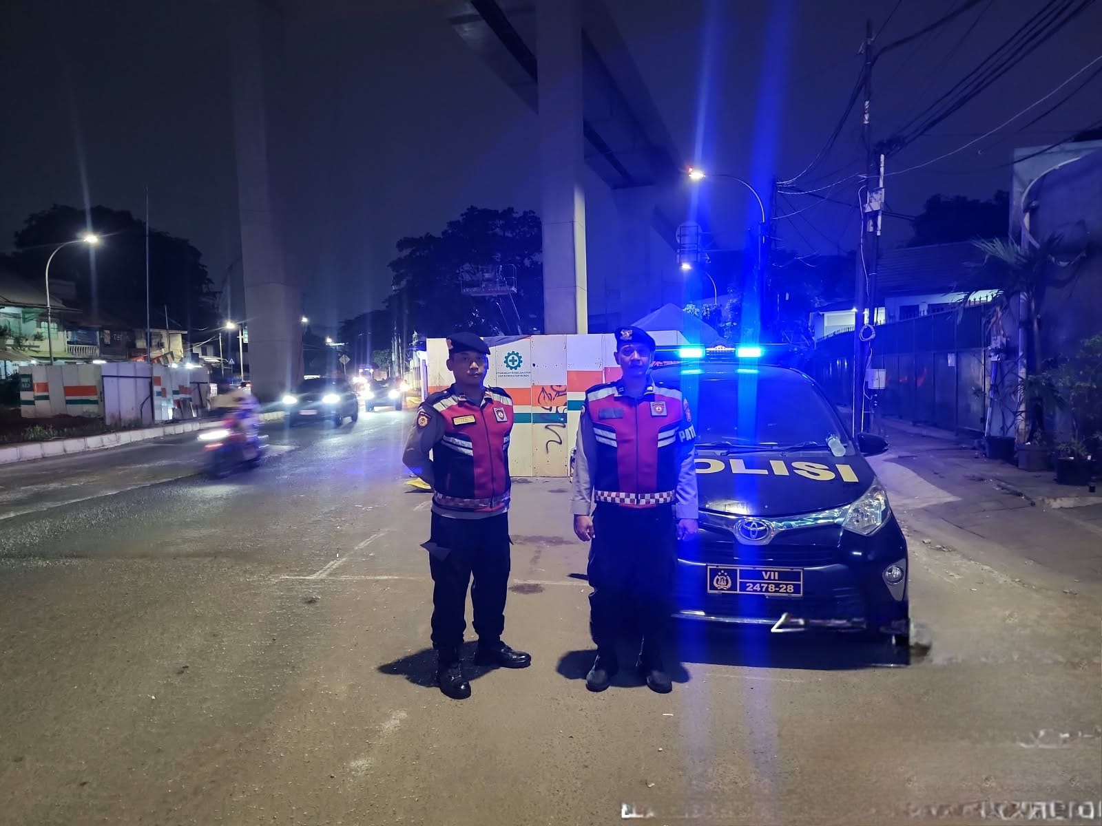 Jaga Kondusivitas Ibu Kota, Polsek Metro Menteng Intensifkan Patroli Malam