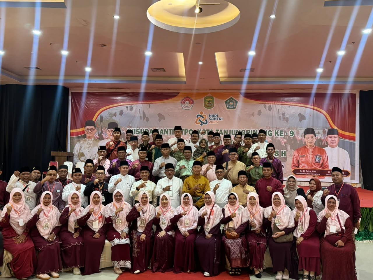 Danlanal Bintan Hadiri Wisuda 1.000 Santri TPQ Kota Tanjungpinang Ke-9, Perkuat Generasi Qur’ani Menuju Indonesia Emas