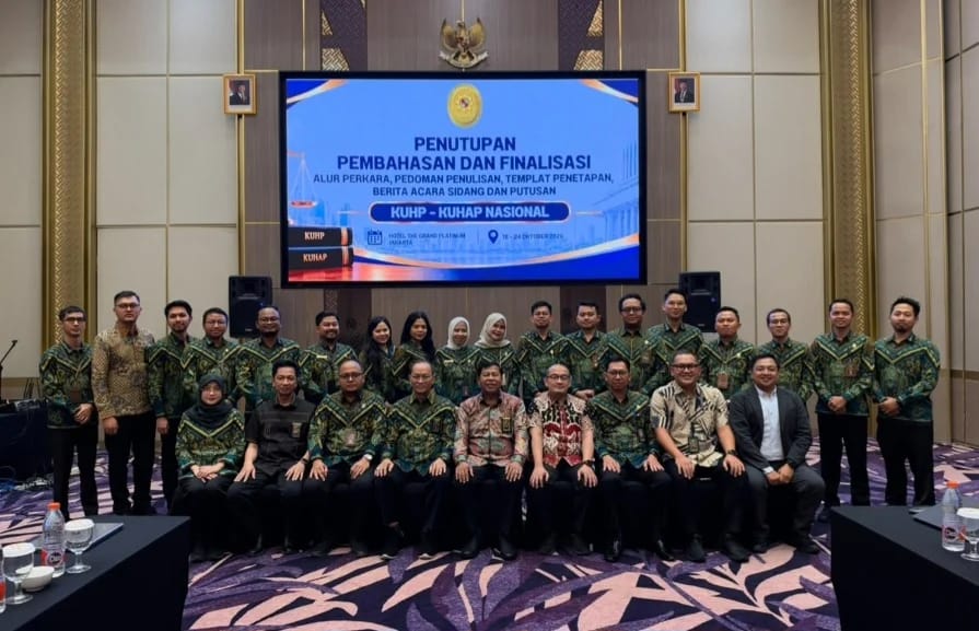 Ketua Kamar Pidana MA Tutup Finalisasi Templat Pidana, Tekankan Keselarasan Pedoman dan Kepastian Hukum