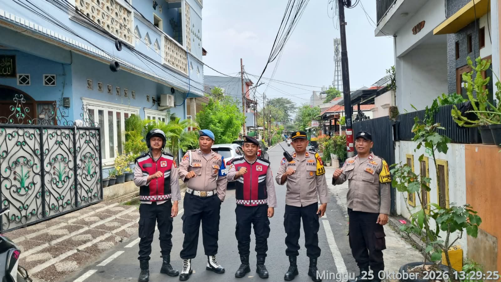 Polsek Johar Baru Kerahkan 10 Personel Patroli Siang, Antisipasi Tawuran dan Gangguan Kamtibmas