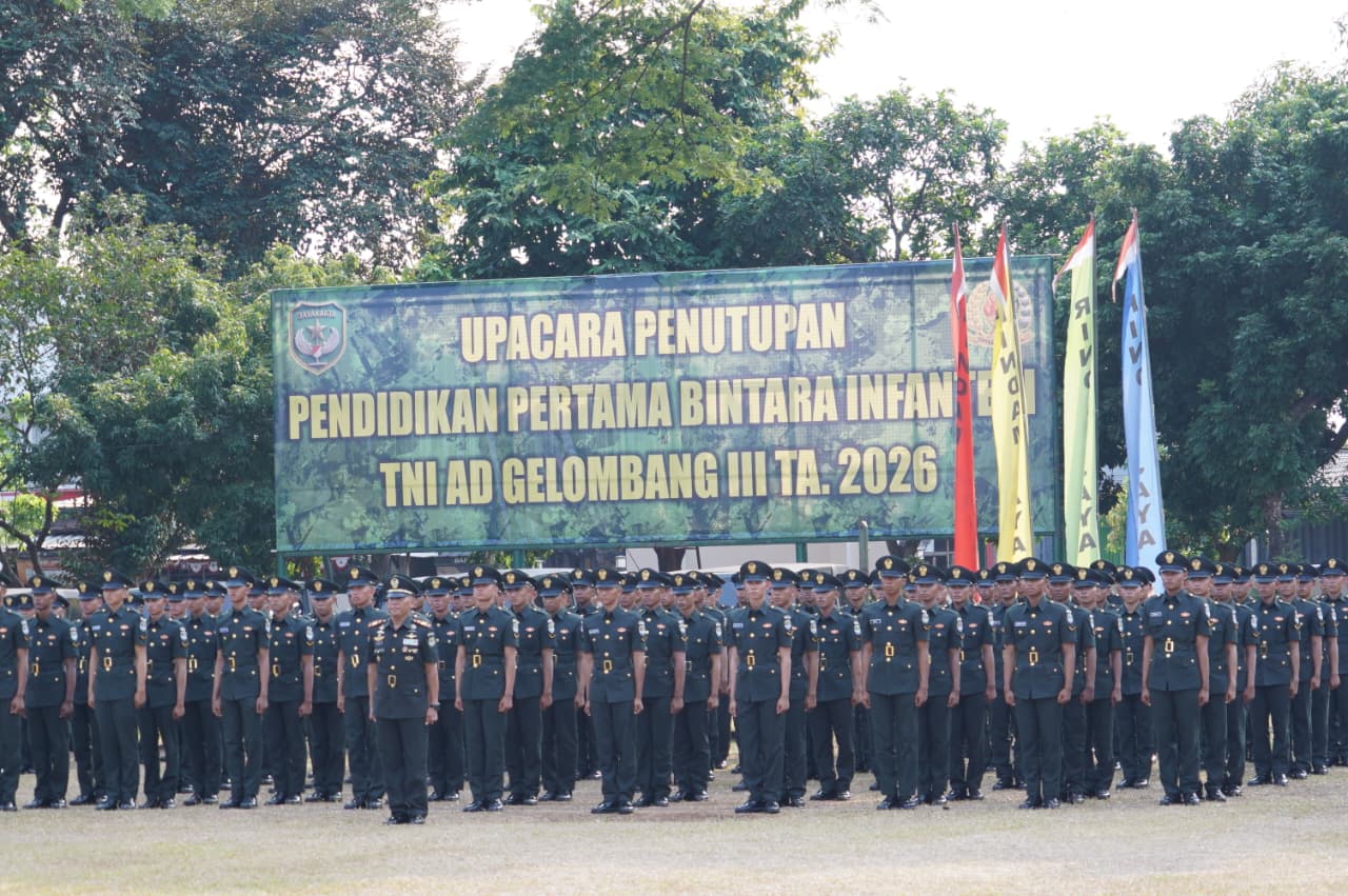 Pangdam Jaya Lantik 480 Bintara Infanteri TNI AD Dan Meresmikan Aula Gatot Subroto Rindam Jaya