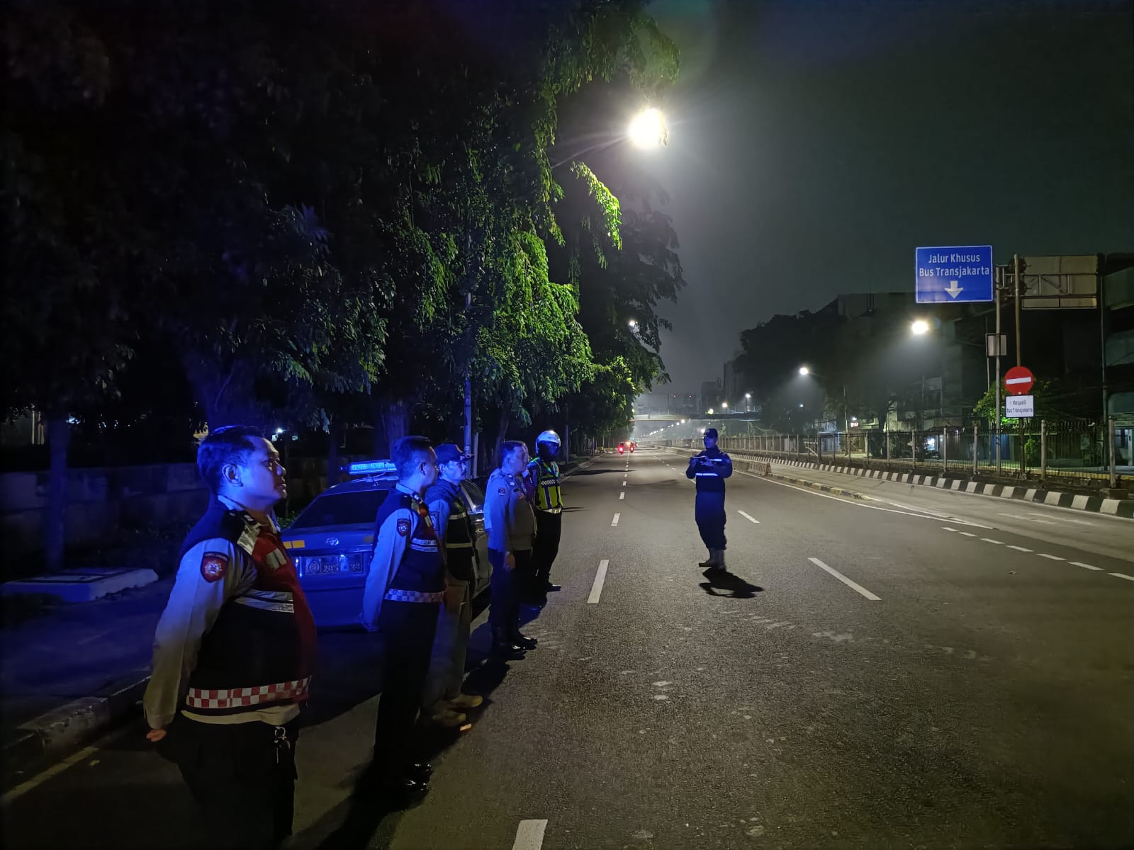 Tiga Pilar Sawah Besar, Perkuat Strong Poin, Antisipasi Tawuran dan Balap Liar di Gunung Sahari Raya